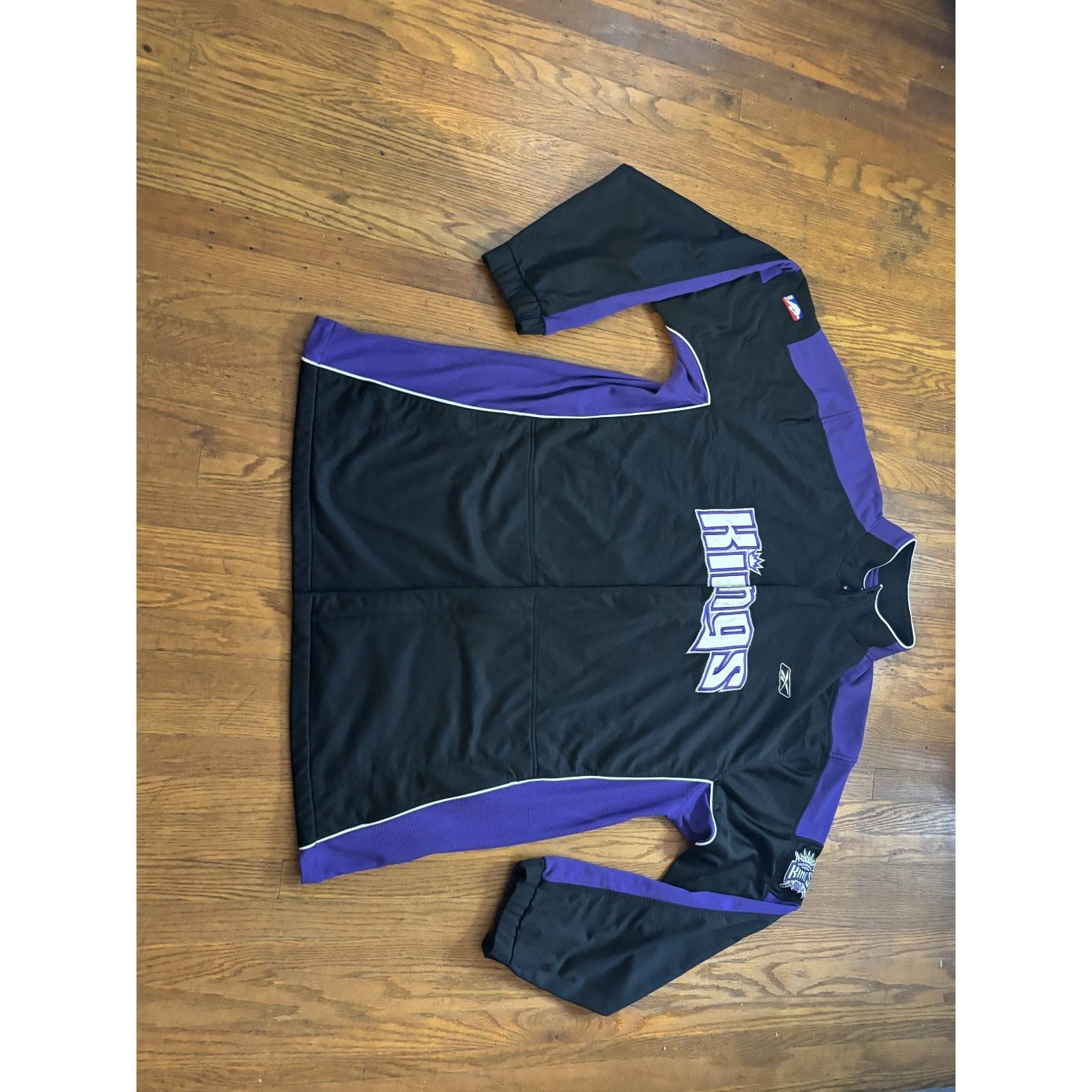 Reebok Sacramento Kings Reebok NBA Jacket 2XL Tall Black Full Zip Size US XXL / EU 58 / 5 - 1 Thumbnail