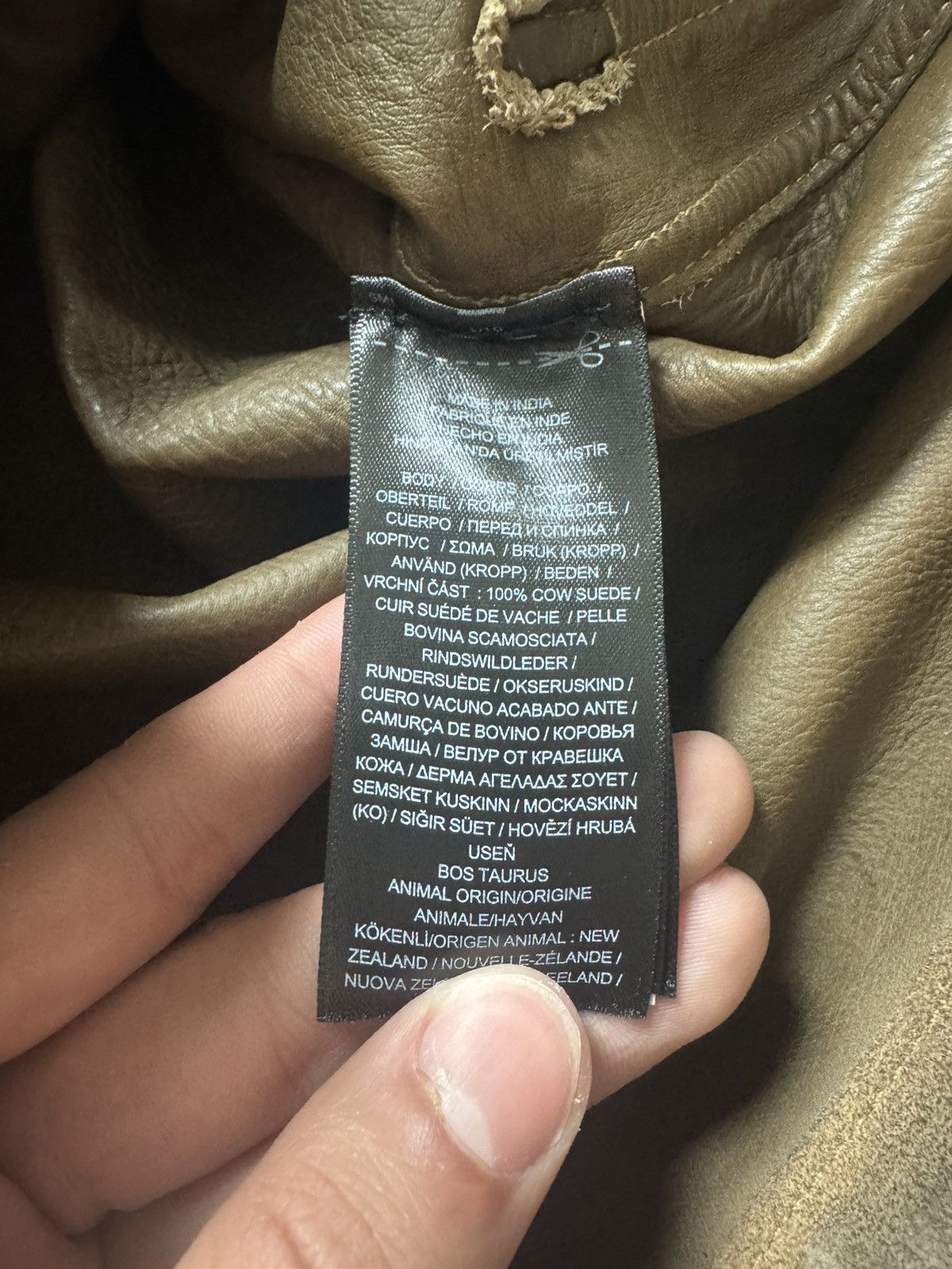 RRL Ralph Lauren Cow Suede Chore Coat Size US S / EU 44-46 / 1 - 7 Thumbnail