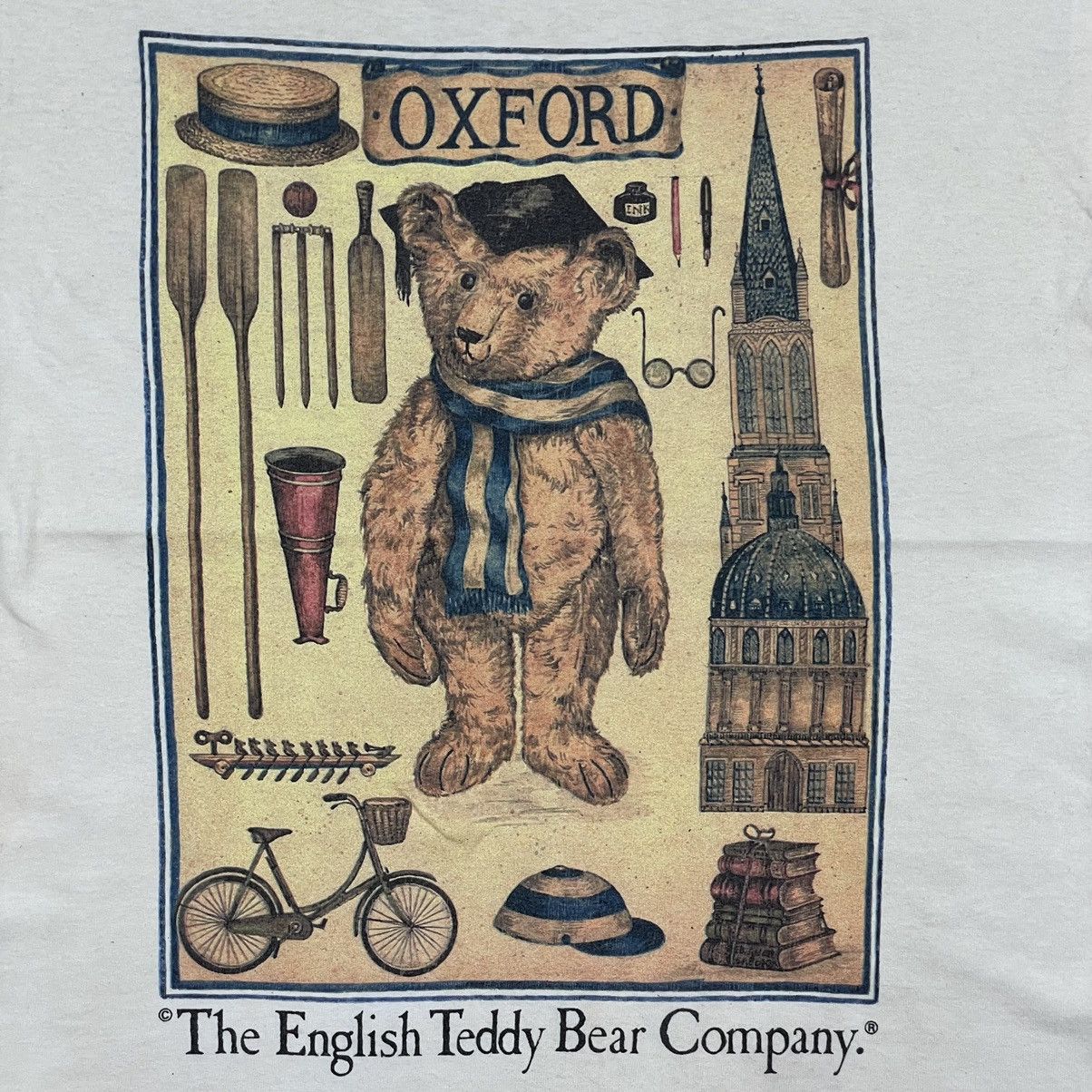 Oxxford Clothes 🔥LAST PRICE🔥 VTG Oxford The English Teddy Bear Company Tee Size US S / EU 44-46 / 1 - 7 Thumbnail