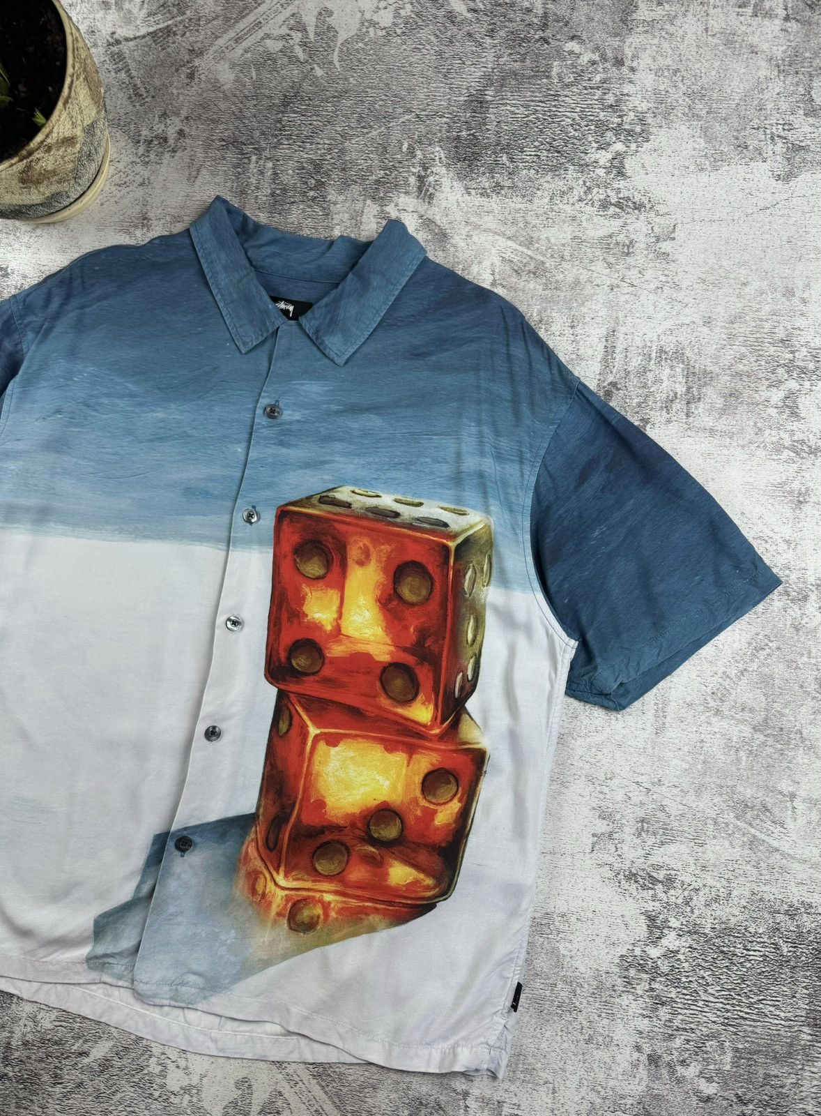 Stussy Vintage Stussy Japanese Dice Painting Rayon 8 Ball Shirt Size US M / EU 48-50 / 2 - 4 Thumbnail