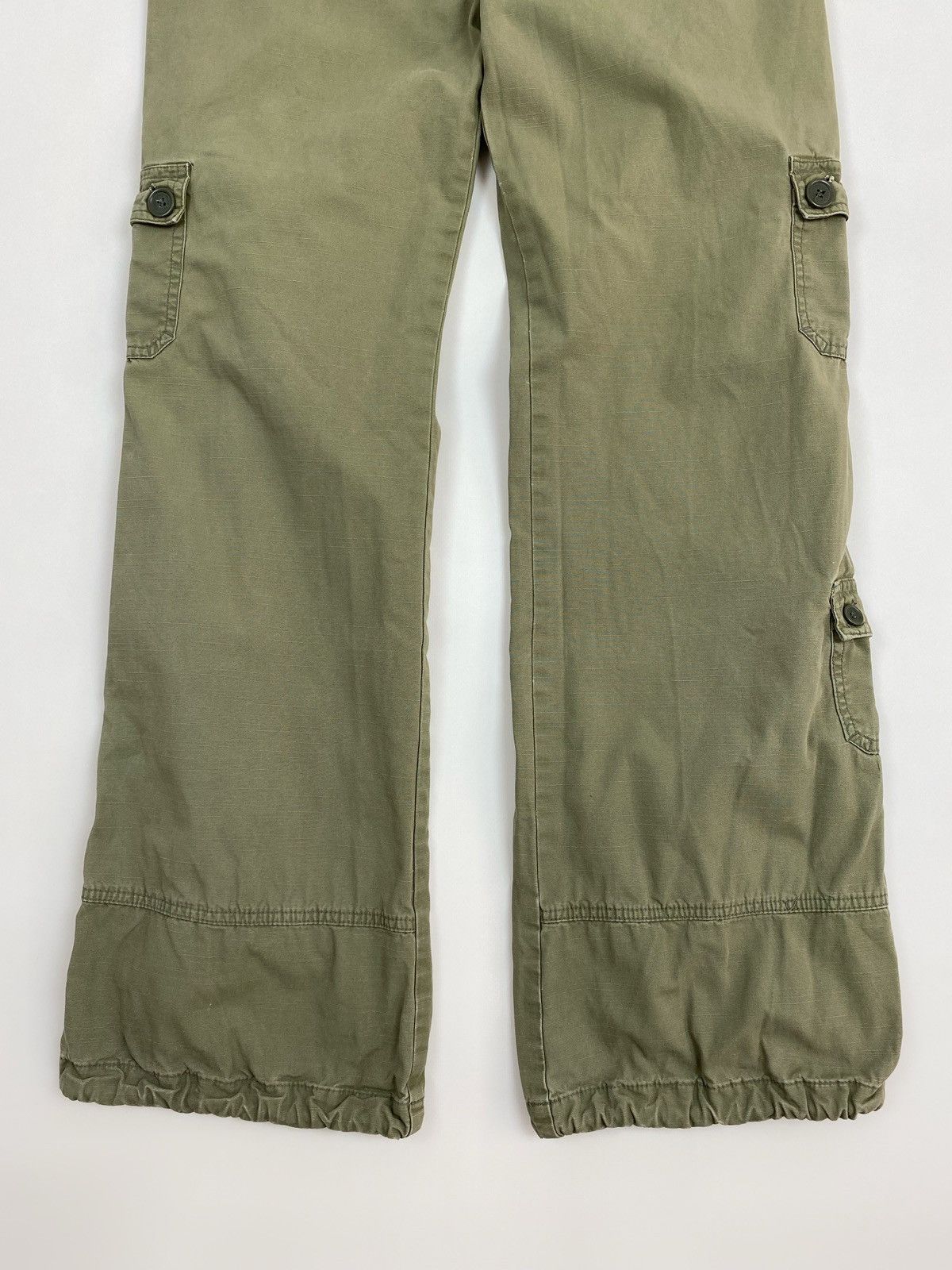 Quiksilver Y2K Vintage Roxy Low Rise Fatigue Pocket Cargo Pants Size 31" - 8 Thumbnail