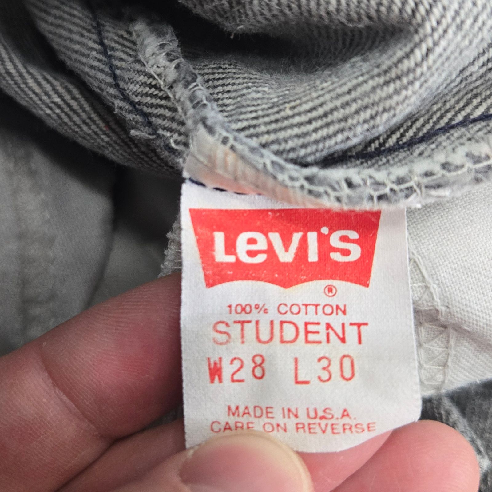 Levi's Vintage Levi’s Black Tab Acid Wash Jeans W28 Size 28" / US 6 / IT 42 - 6 Thumbnail