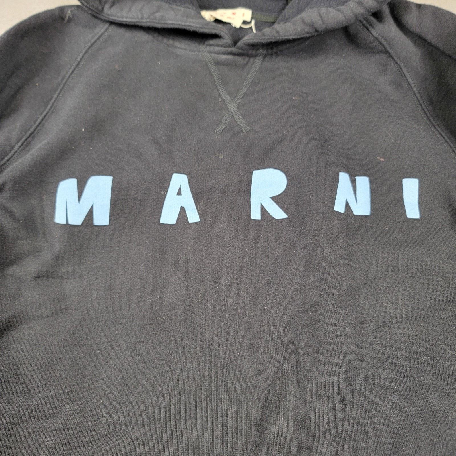 Marni Marni Logo Overfit Hoodie Pullover Unisex Size 40 L/S (973) Size S / US 4 / IT 40 - 3 Thumbnail