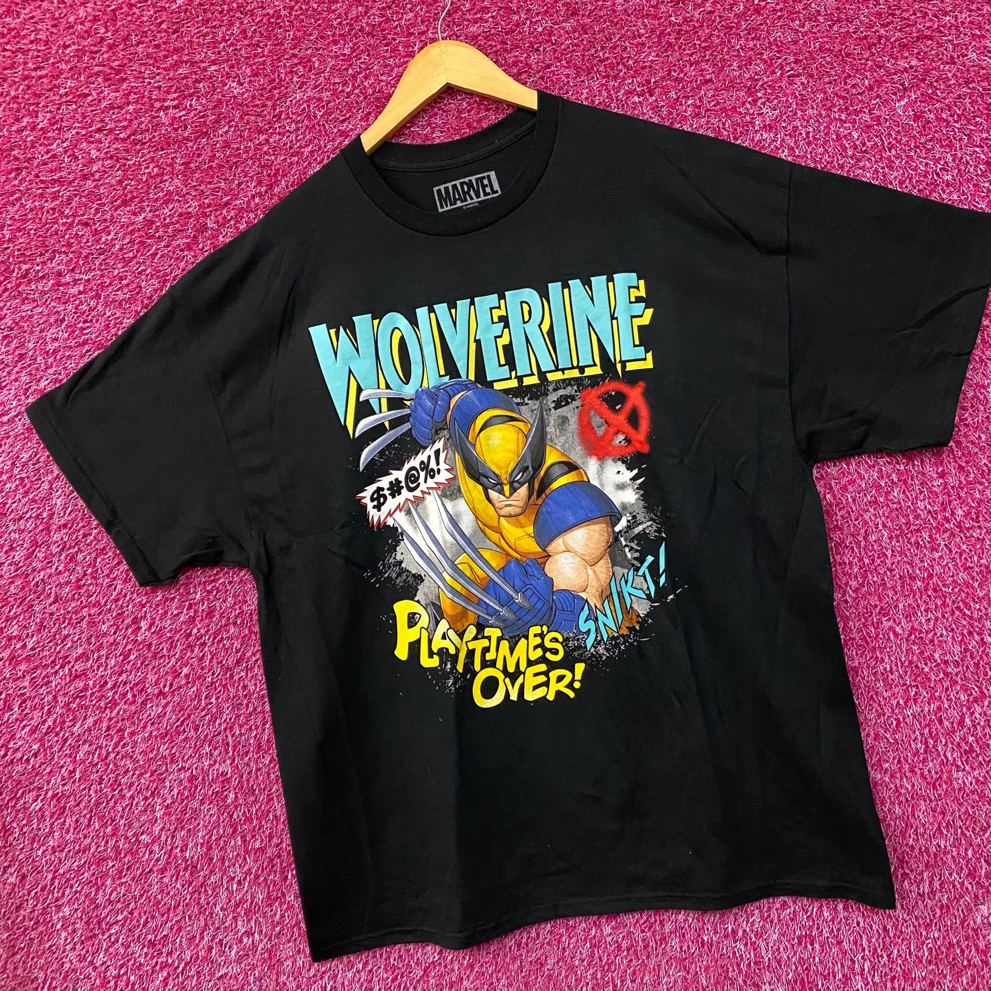 Marvel Comics Marvel X-Men Wolverine Playtime Over Comic T-Shirt 2X Size US XXL / EU 58 / 5 - 3 Thumbnail
