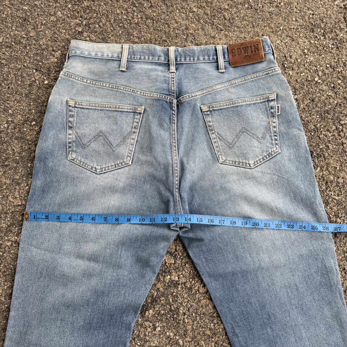 Edwin W38 Vintage Edwin Faded Mud Washer Denim Jean Pants Size US 38 / EU 54 - 15 Thumbnail