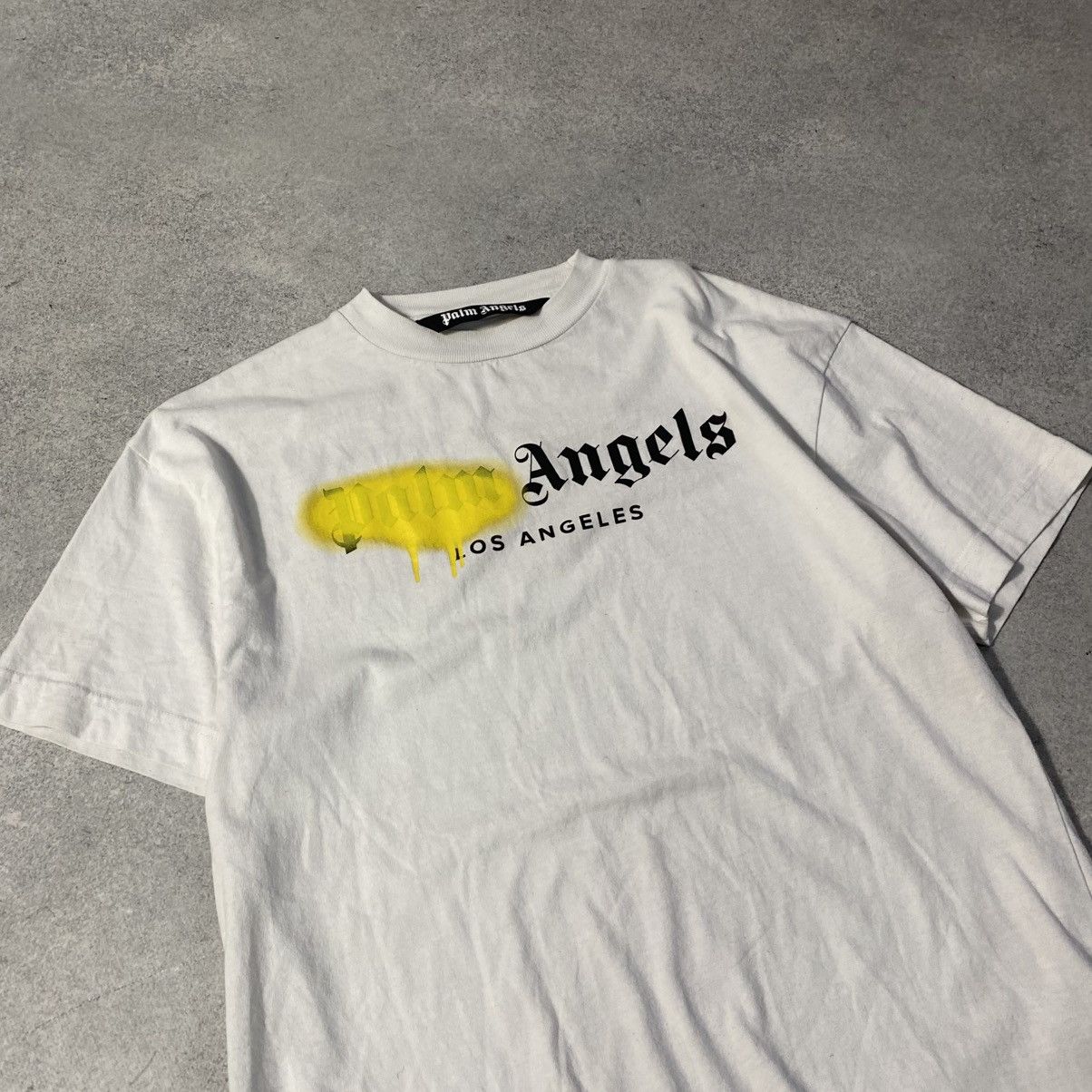 Palm Angels Palm Angels “Los Angeles” T-Shirt – White – Size Med Size US M / EU 48-50 / 2 - 3 Thumbnail
