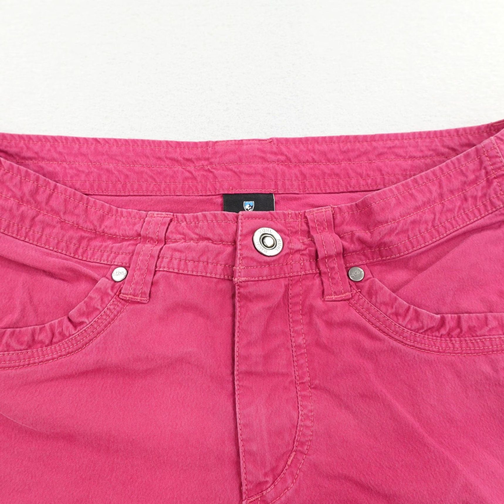 Pinko VINTAGE Kuhl Cargo Shorts Womens 6 Pink Outdoor Hiking Casual Summer Activewear Size 28" / US 6 / IT 42 - 2 Thumbnail