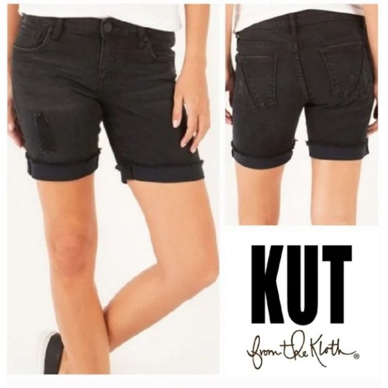 Other KUT From The Kloth Jean Shorts 2 Catherine Boyfriend Size 26" / US 2 / IT 38 - 1 Thumbnail