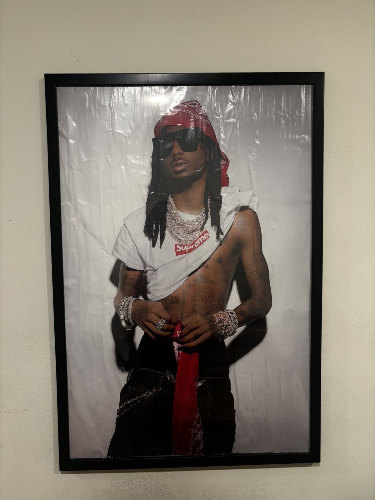 supreme Playboy carti ポスター　1枚 Supreme × Playboi Cartiのポスターがリーク。 Playboi Carti