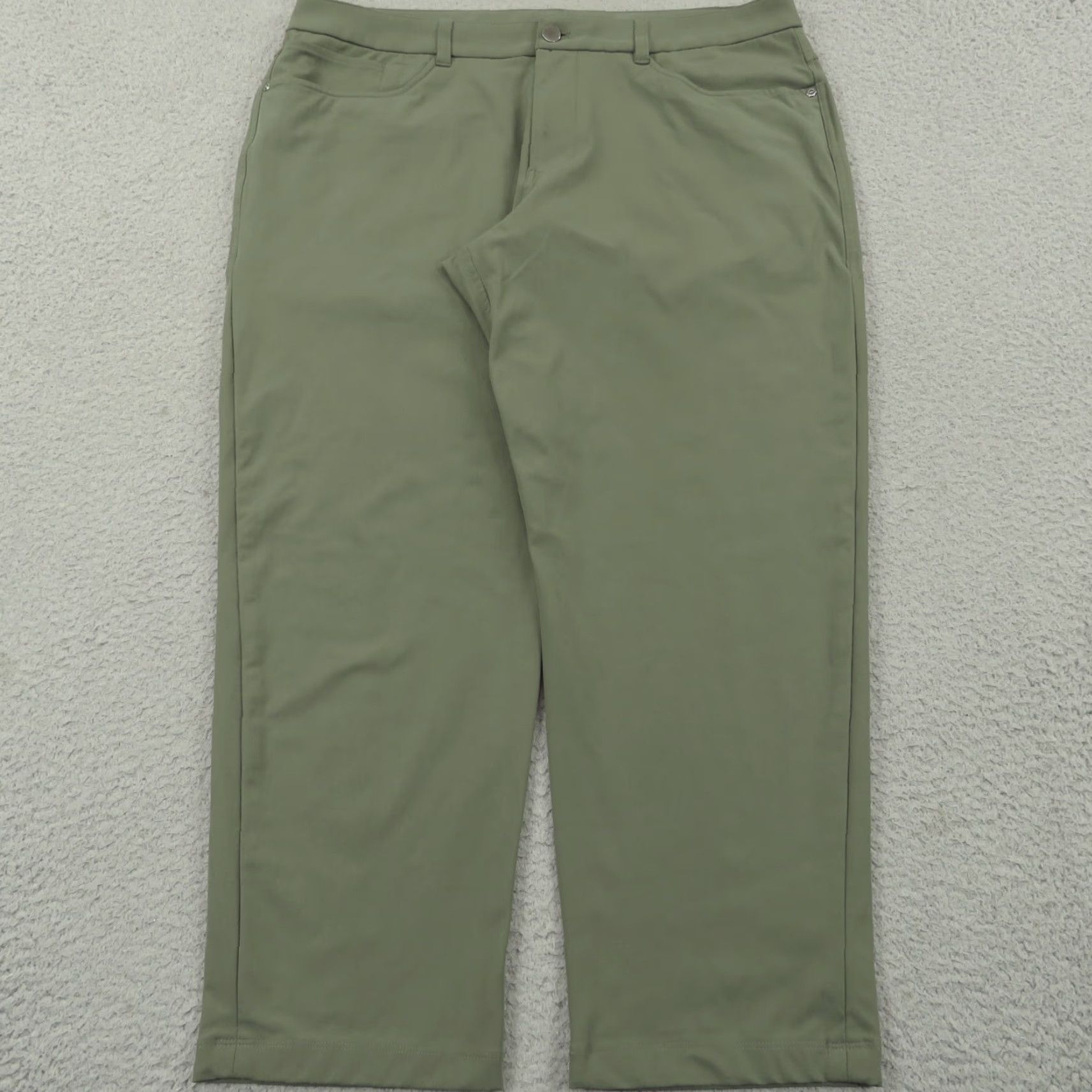 Lululemon Lululemon ABC Pants Mens 36x28 Army Green Warpstreme Classic Golf Commute Chinos Size US 36 / EU 52 - 6 Thumbnail
