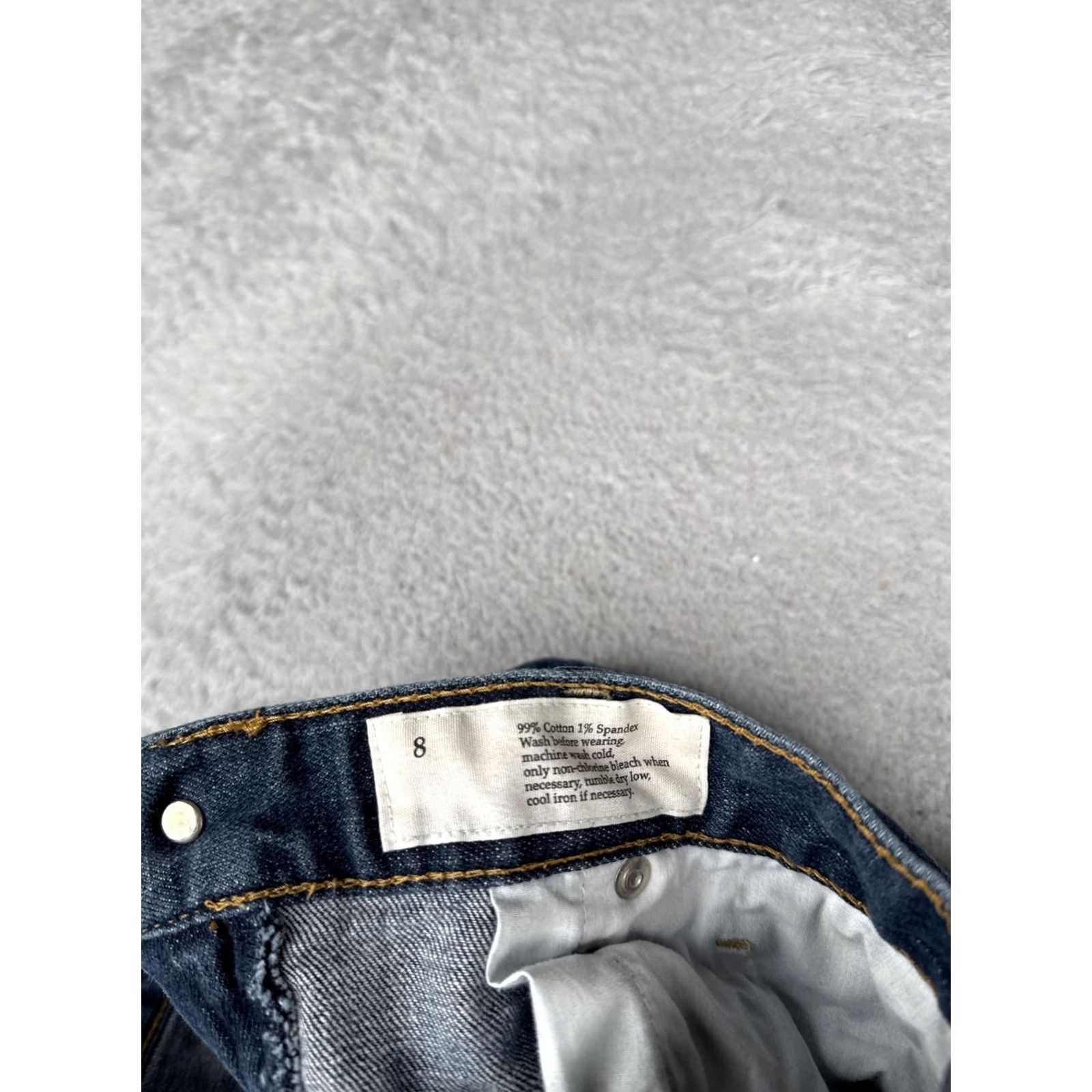 Loft LOFT Modern Boot Bootcut Jeans Womens 8 Blue Med Wash Mid Rise Stretch 31x32 Jeans Size 30" / US 8 / IT 44 - 7 Thumbnail