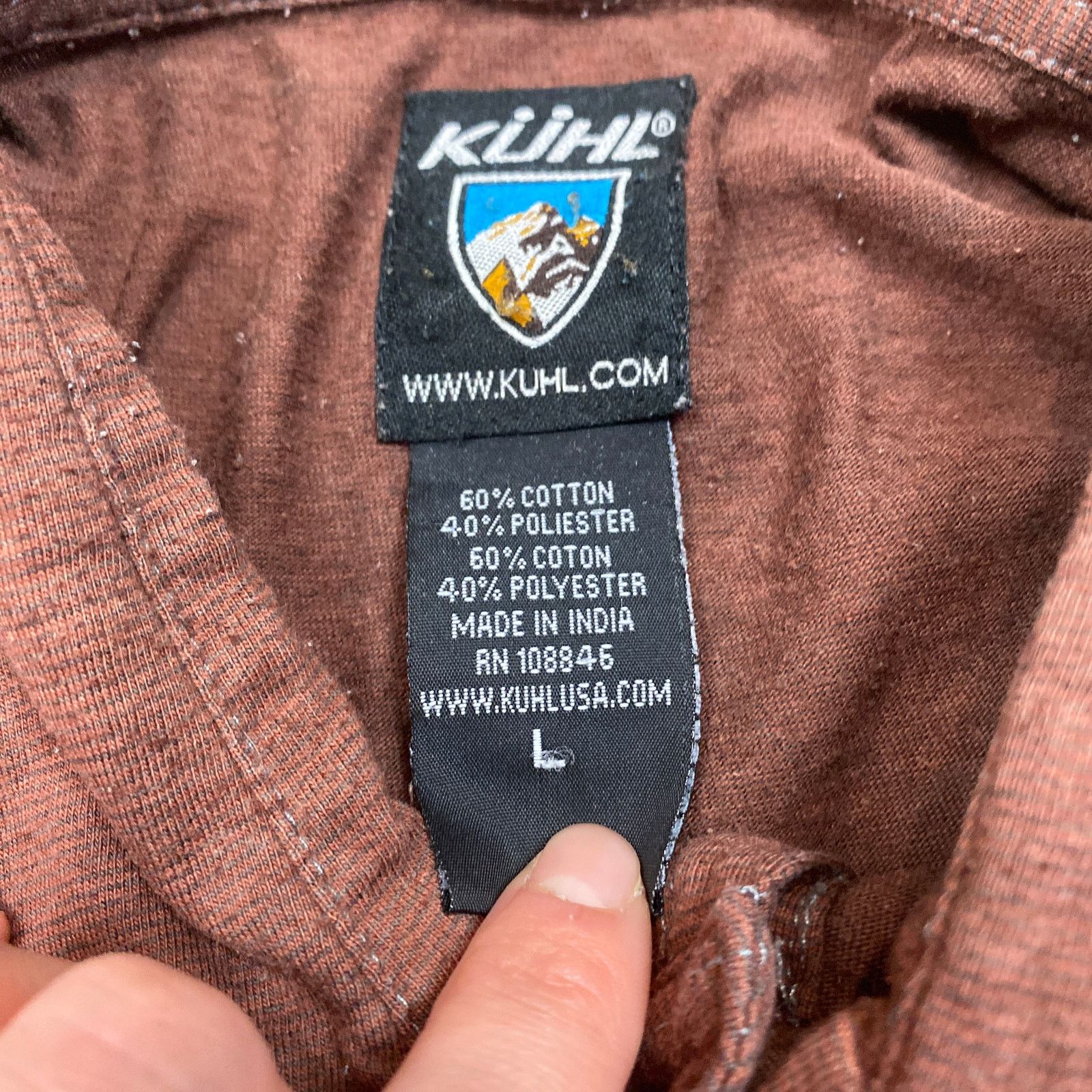 Kuhl Kuhl Double Pocket Polo Shirt Large Outdoor Hiking Gorpcore Size US L / EU 52-54 / 3 - 4 Thumbnail