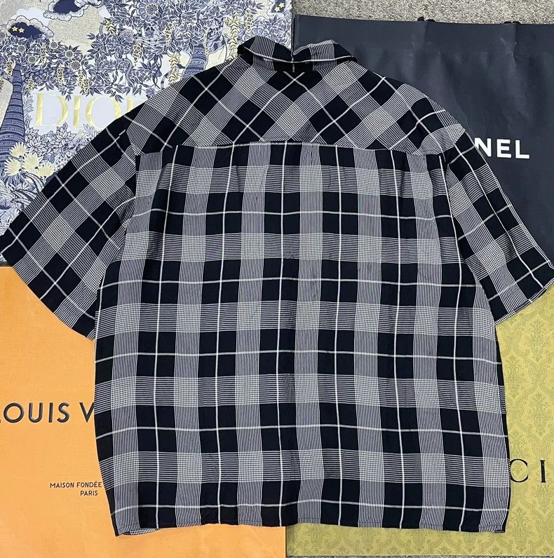 Loewe LOEWE Black and white checkered shirt Size XS / US 0-2 / IT 36-38 - 2 Thumbnail