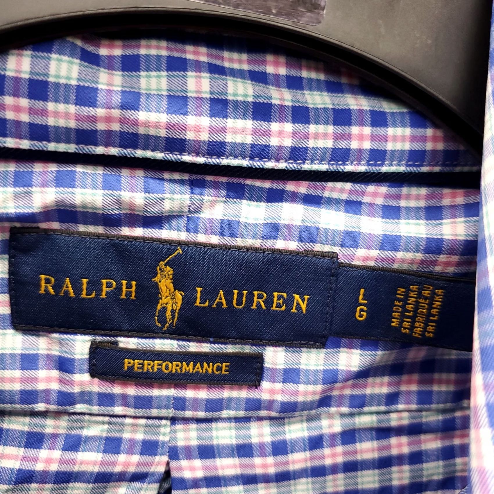 Ralph Lauren Ralph Lauren Performance Shirt Mens L Multi Plaid Pony Logo Button Down EUC Shirt Mens L Multicolor Plaid Pony Logo Button-Up 90s Theme Outdoor Mens Size US L / EU 52-54 / 3 - 5 Thumbnail