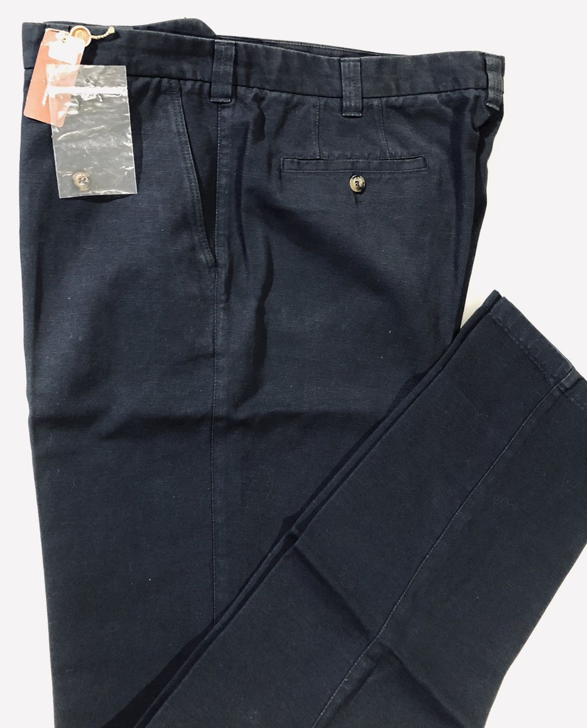 Loro Piana Loro Piana 🇮🇹 navy four pocket linen/cotton pant 56 new Size US 39 - 9 Thumbnail