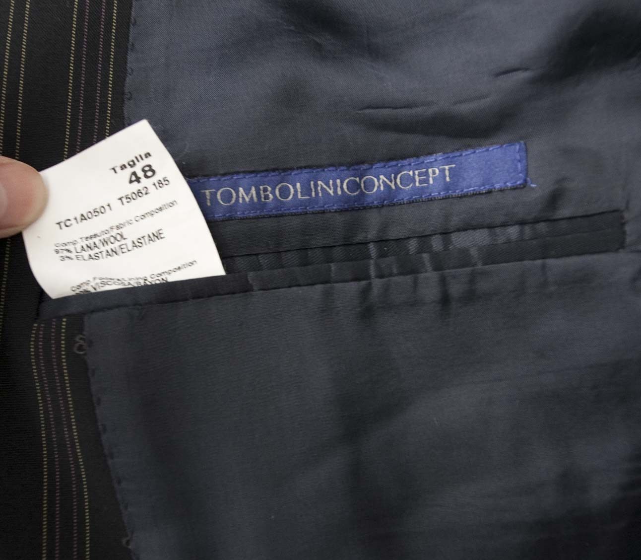 Tombolini Tombolini Concept Jacket Wool Size 48IT/ 37US Size 38R - 4 Thumbnail