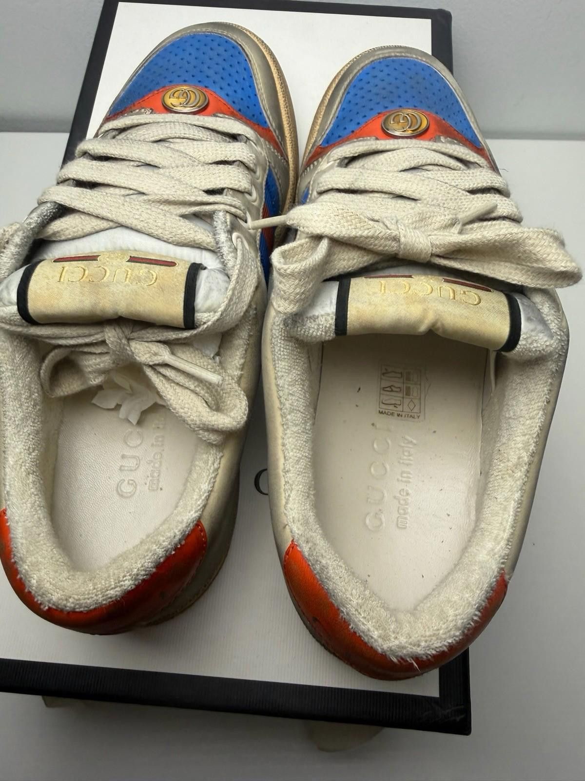Gucci Gucci Screener Distressed Sneaker SZ 5.5 G Authentic Size US 6 / EU 39 - 5 Thumbnail
