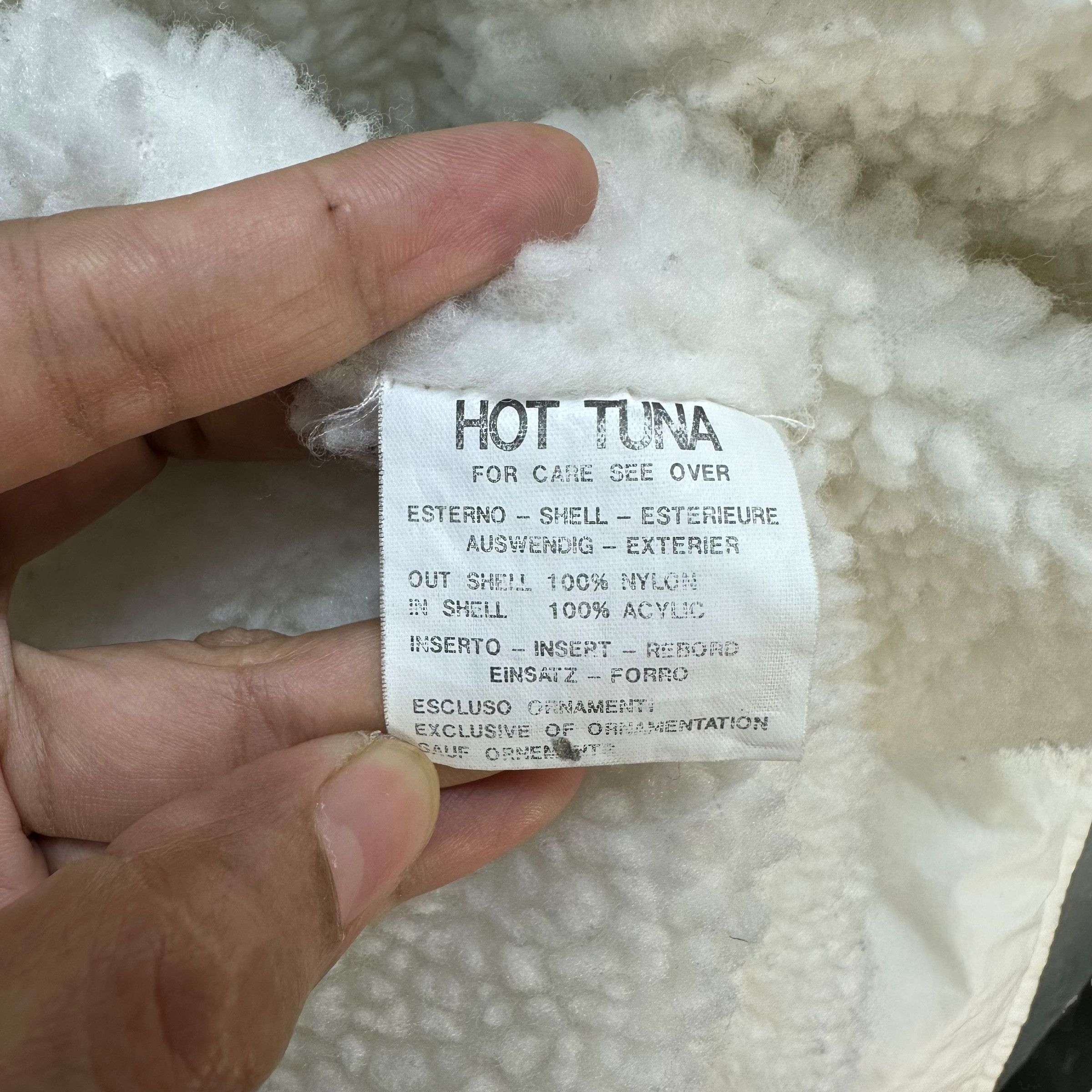 Hot Tuna 90's HOT TUNA Big Logo Fleece Lined Coach Jacket #A42-0970 Size US L / EU 52-54 / 3 - 14 Thumbnail