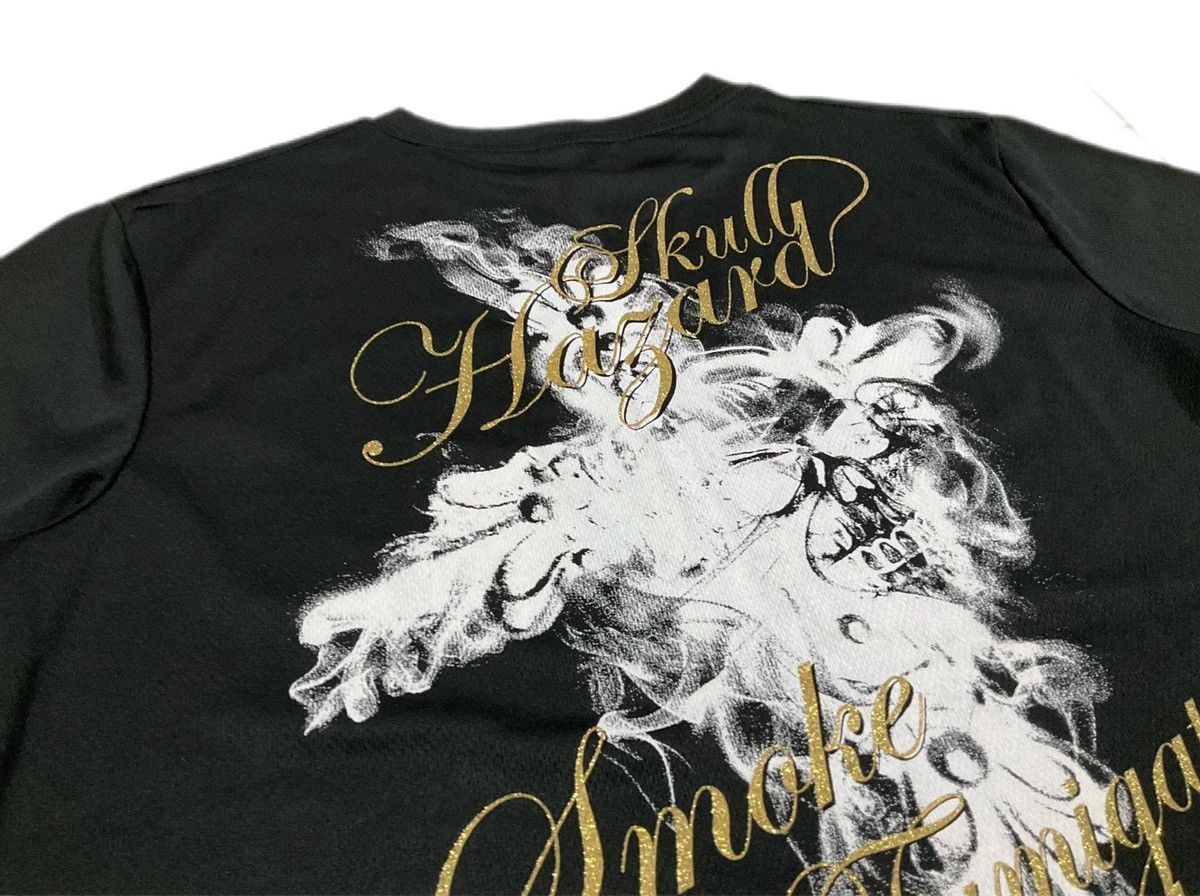 Hysteric Glamour × If Six Was Nine × Japanese Brand 🔥Sick Y2K New Wave Club Cross Poem Shirt Skull Hazard Size US L / EU 52-54 / 3 - 3 Thumbnail