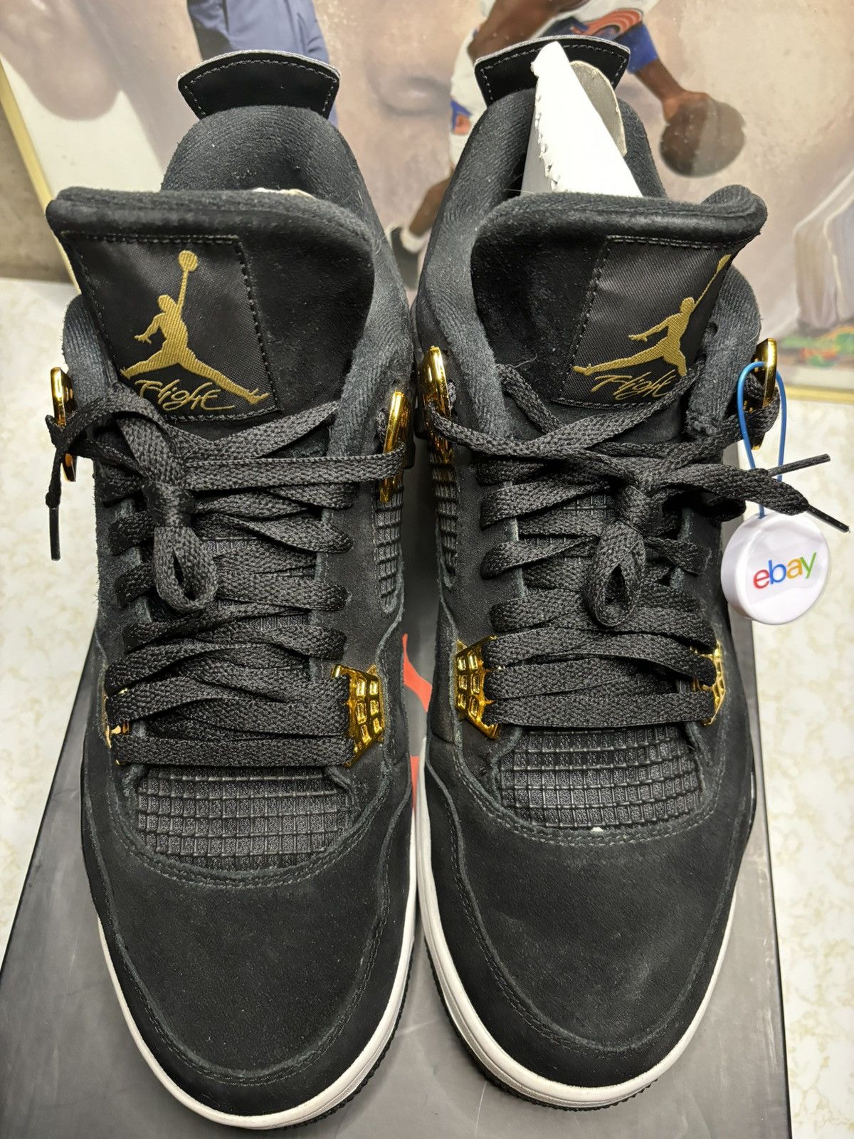 Jordan Brand Air Jordan 4 Retro Royalty 2017 Size US 12 / EU 45 - 2 Thumbnail