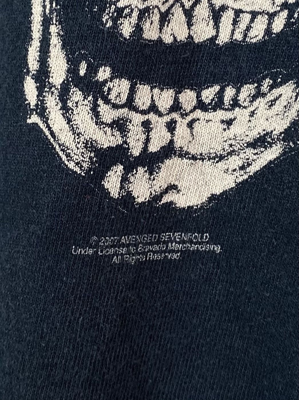 Band Tees Fruit Of The Loom Avenged Sevenfold 2007 T-Shirt Size S Size US S / EU 44-46 / 1 - 4 Thumbnail