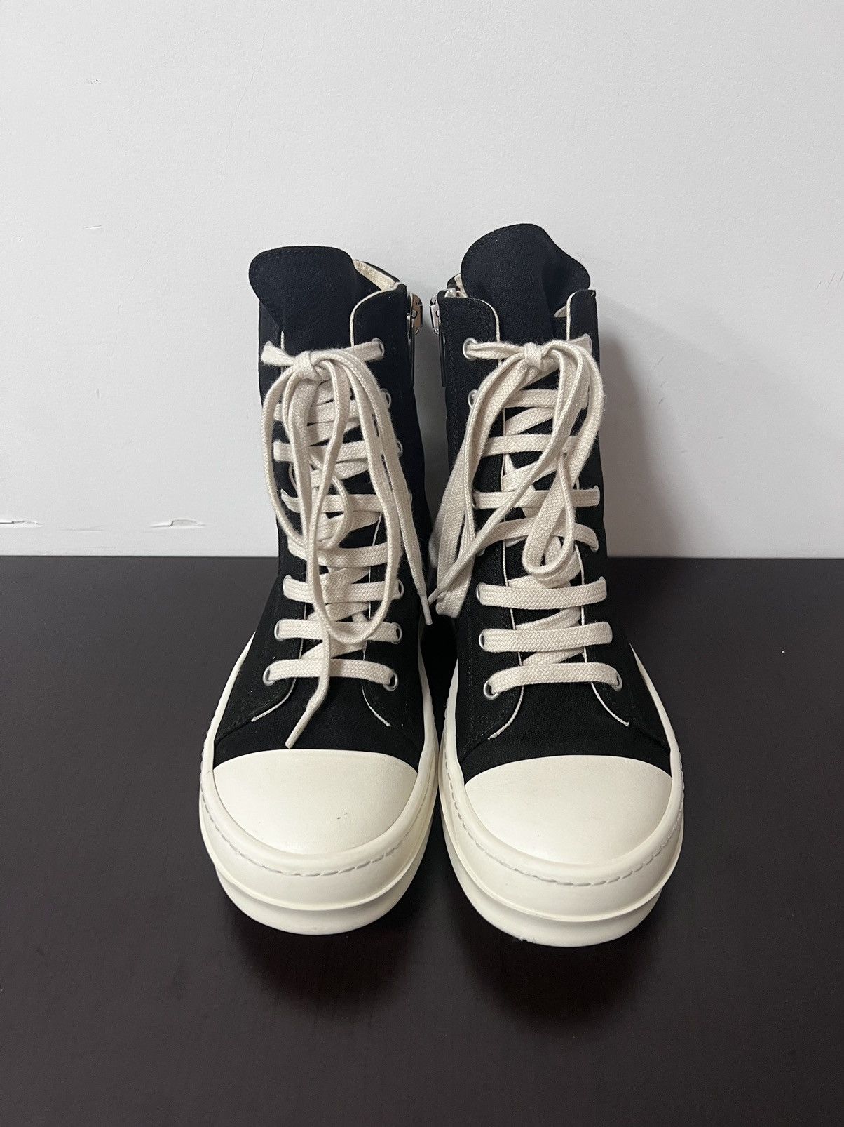 Rick Owens Drkshdw Rick owens drkshdw ramones high top sneakers Size US 6 / IT 36 - 3 Thumbnail