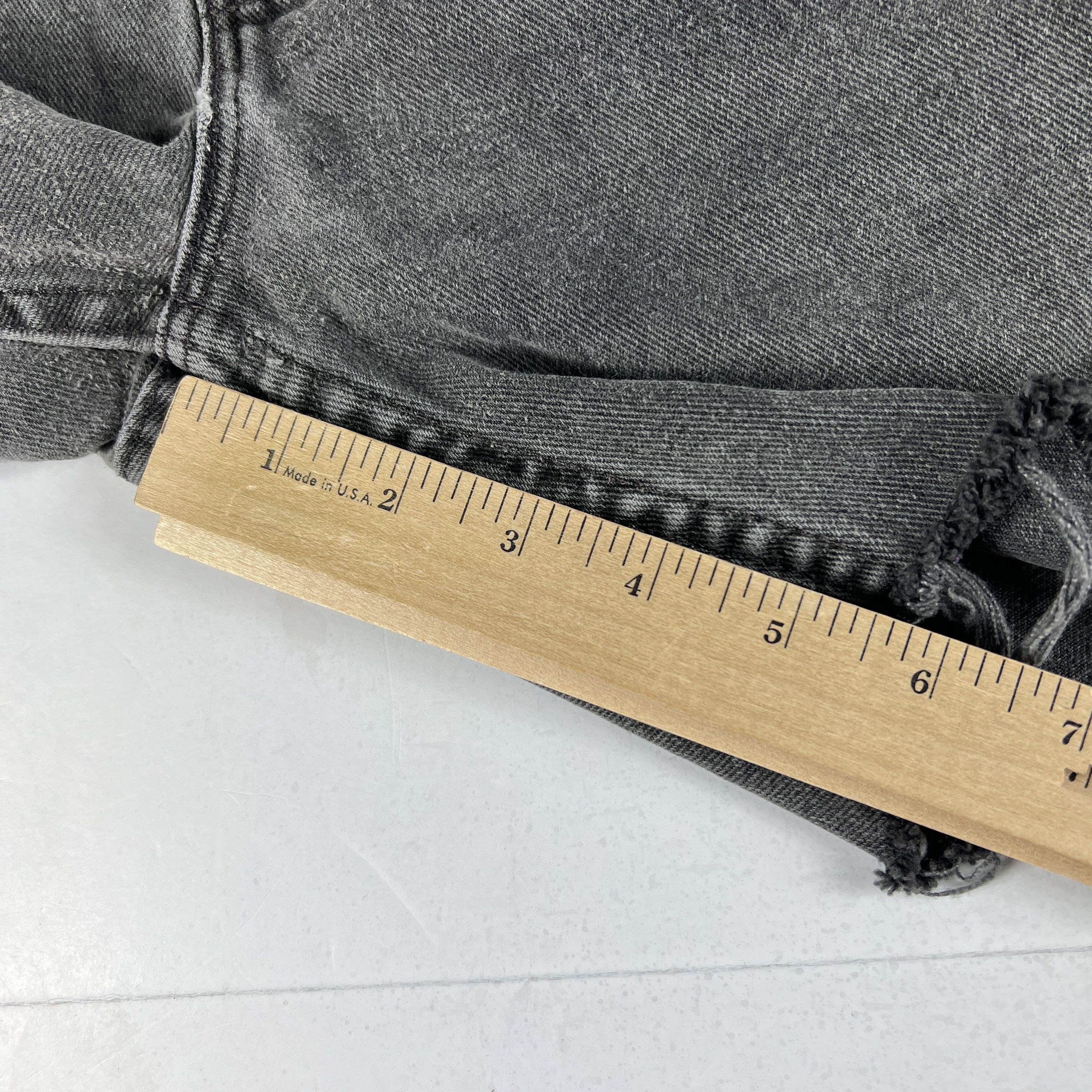 Levi's × Vintage Y2K Levi's Jean Shorts 505 Faded Cut Off Cotton Denim Jorts Size US 34 / EU 50 - 19 Thumbnail