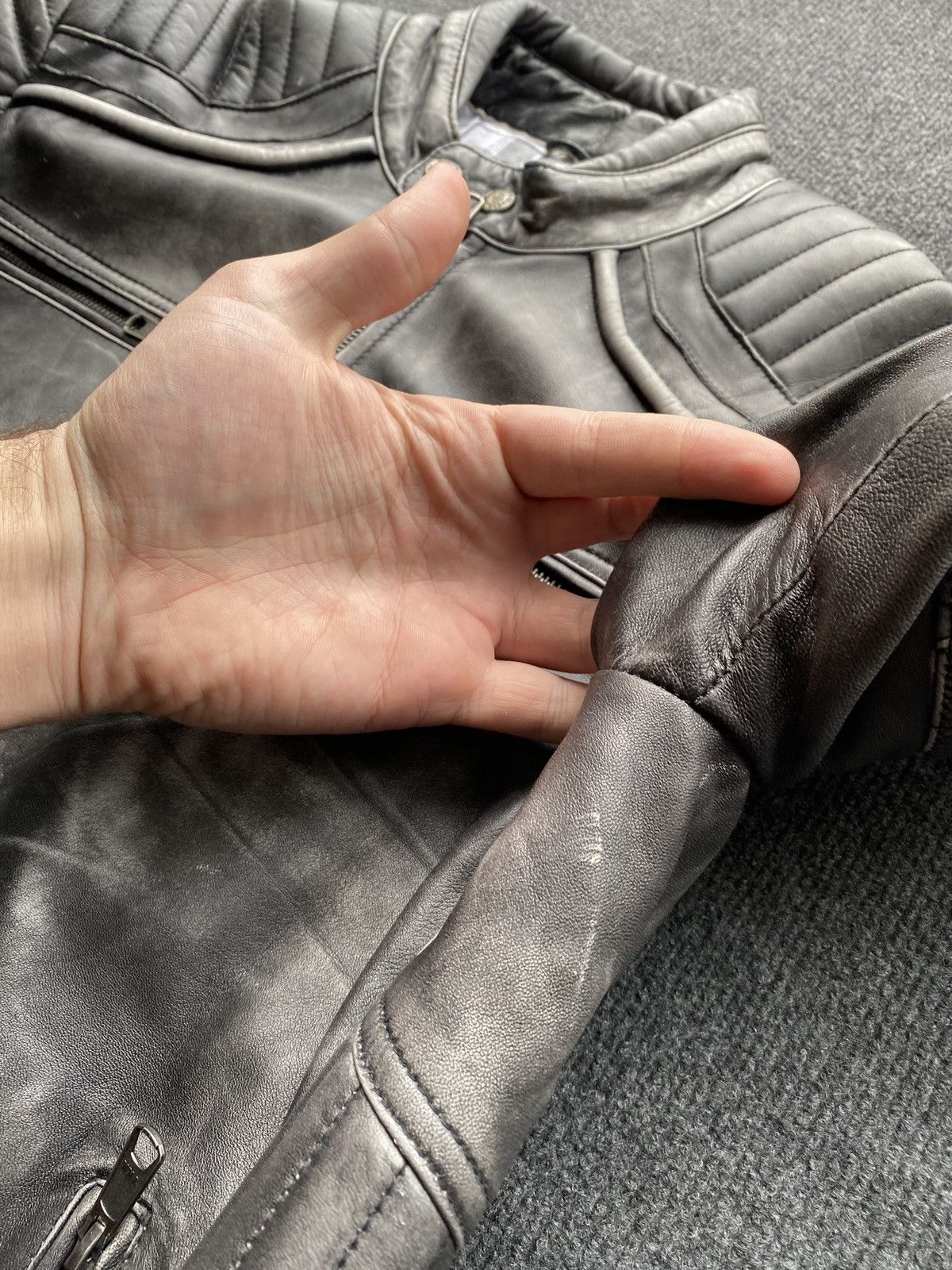 Japanese Brand 🔥Dirty 12 Opium Punk leather jacket racing moto mens m Size US M / EU 48-50 / 2 - 15 Thumbnail