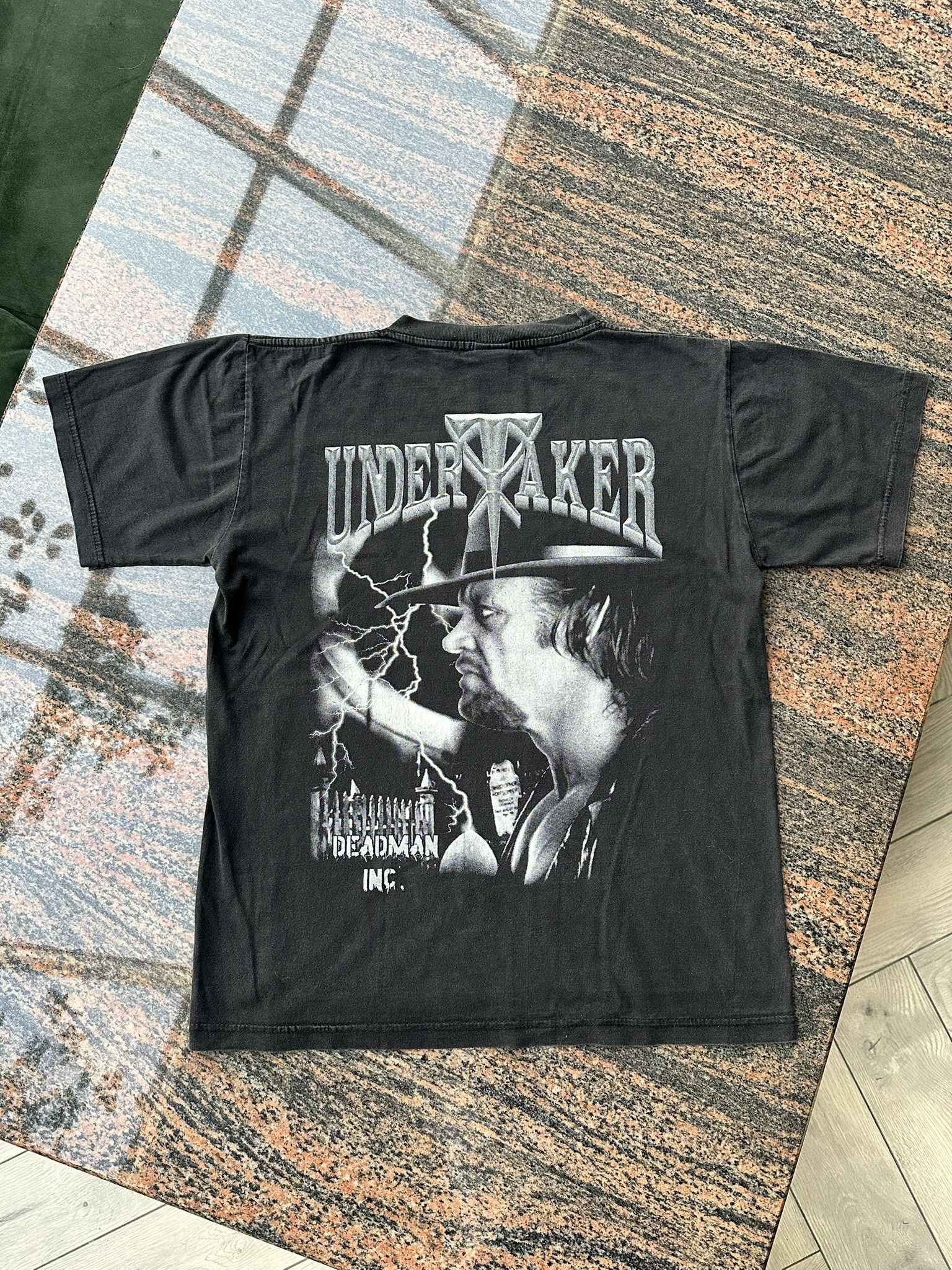 Vintage × WWE × WWF Vintage Undertaker T-Shirt Size US M / EU 48-50 / 2 - 3 Thumbnail