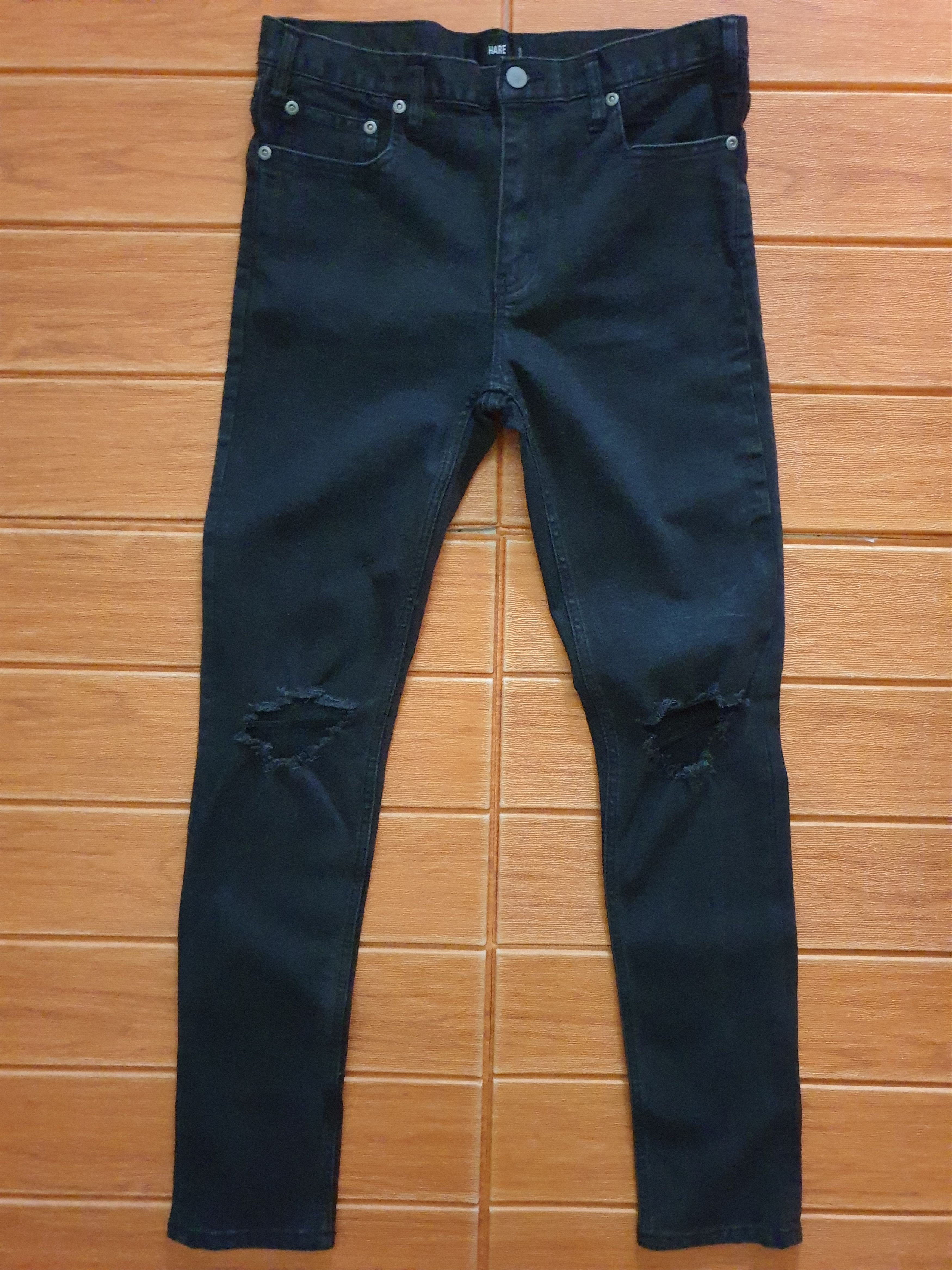 HARE Hare Japanese brand black colour pant Size US 30 / EU 46 - 1 Thumbnail