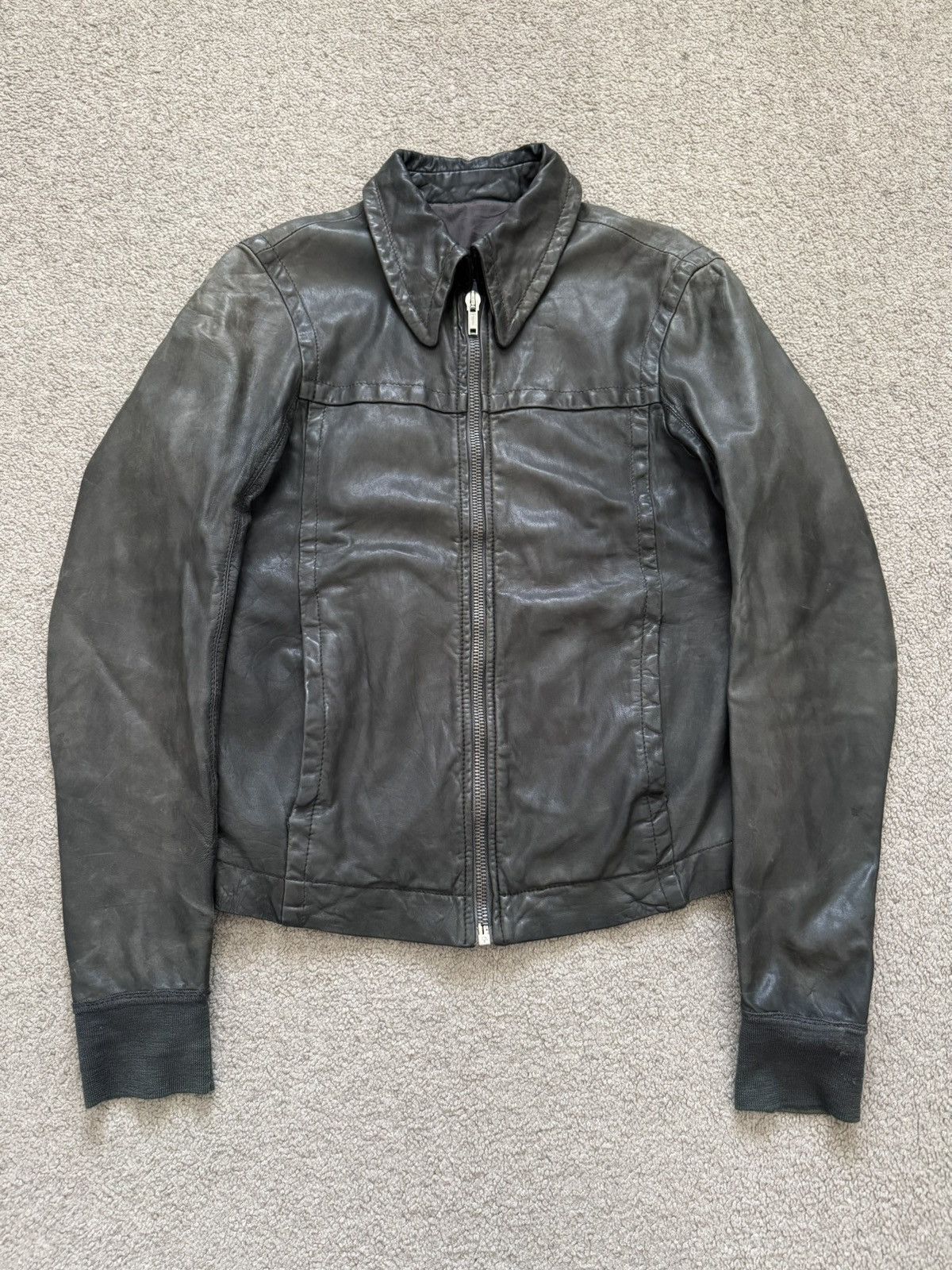 ジャケット・アウター Rick Owens Lamb leather Rick Owens 23FW Lamb Leather Bomber JKT