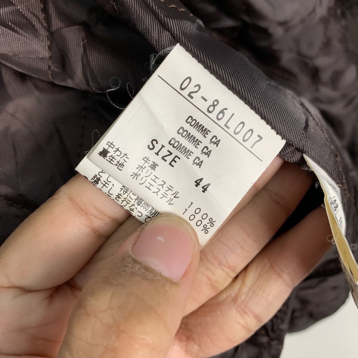 Comme Ca Ism Comme Ca Leather Jacket Size US S / EU 44-46 / 1 - 16 Thumbnail