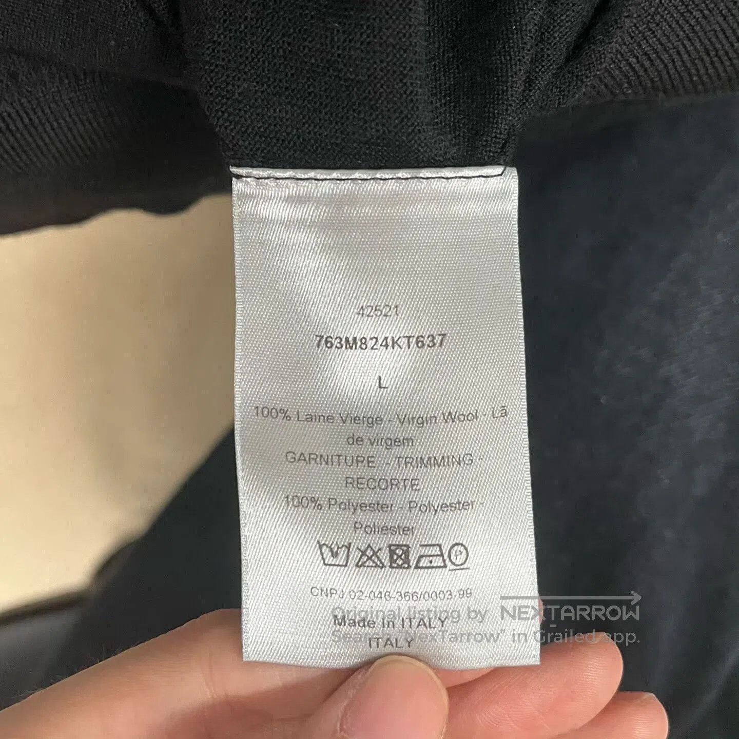 Dior Dior Black CD Embroidered Polo Shirt. Size US L / EU 52-54 / 3 - 5 Thumbnail