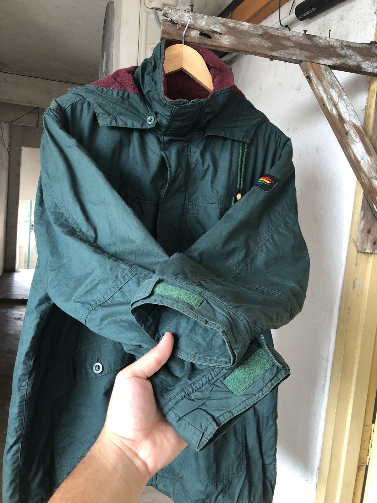 Benetton Vintage 90s Benetton Formula 1 Racing Team Parka Jacket Size US M / EU 48-50 / 2 - 7 Thumbnail