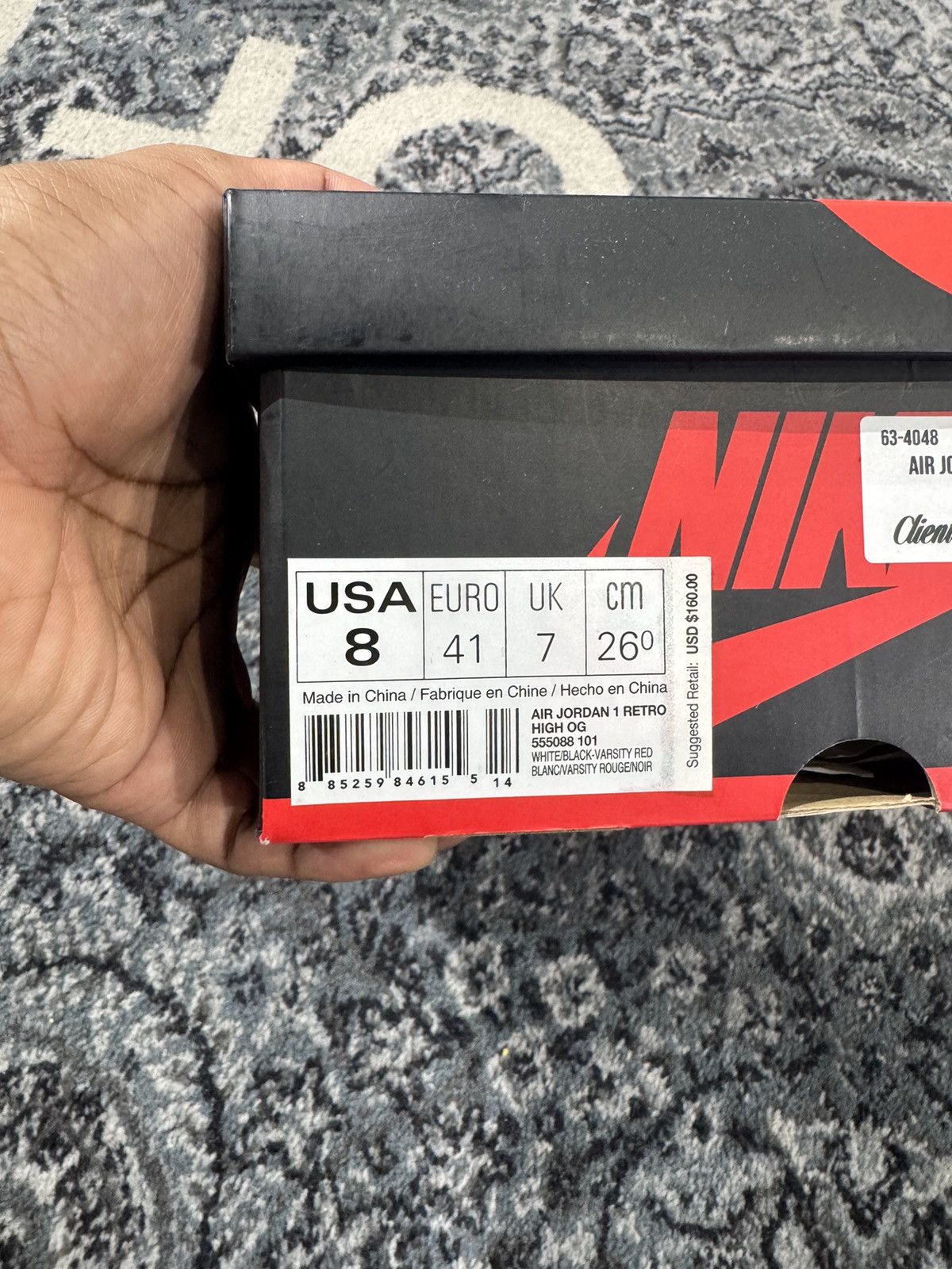 Jordan Brand Air Jordan 1 Retro Chicago (2015) Size US 8 / EU 41 - 9 Thumbnail