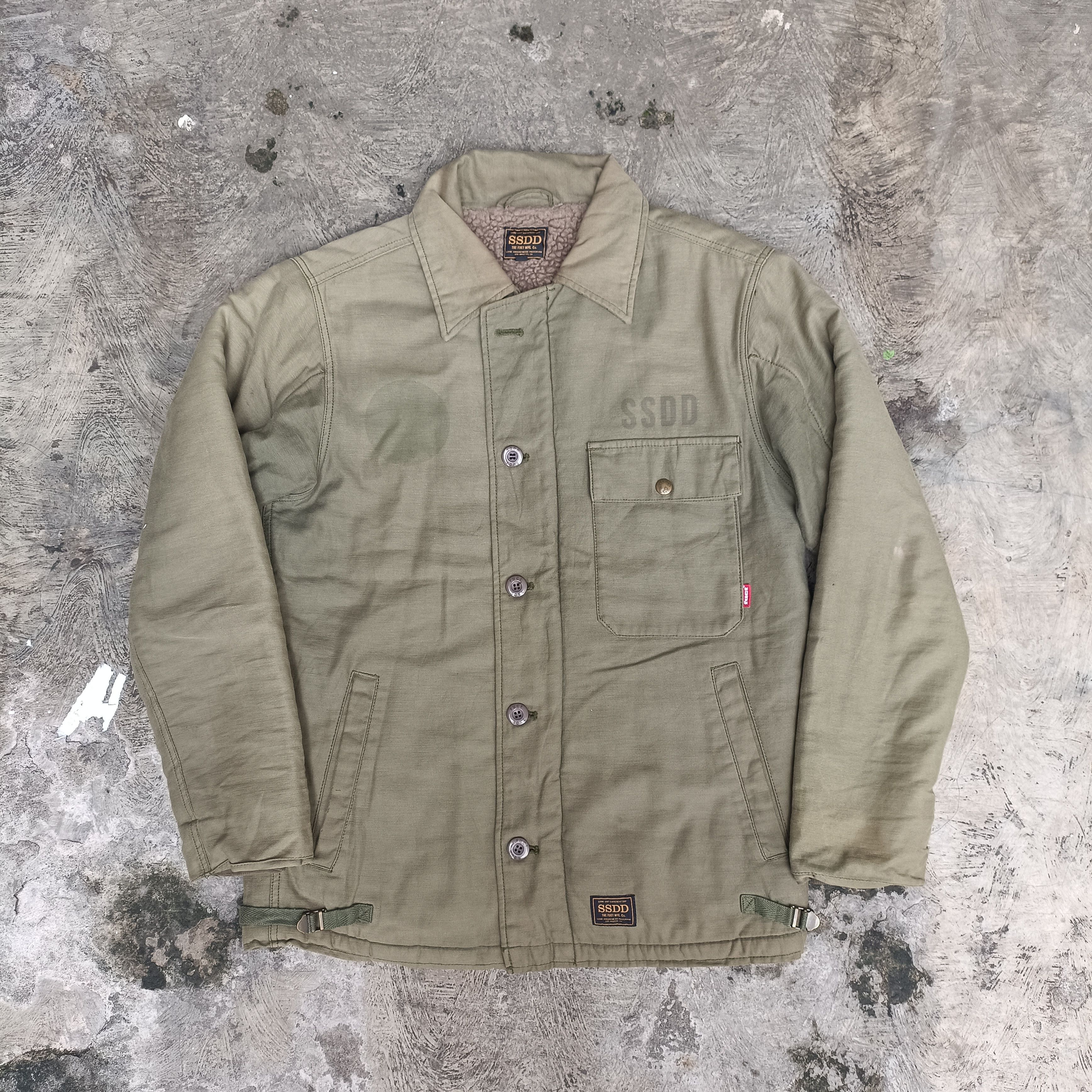 image of Vintage Fuct Ssdd Jacket in Green, Men's (Size Small)