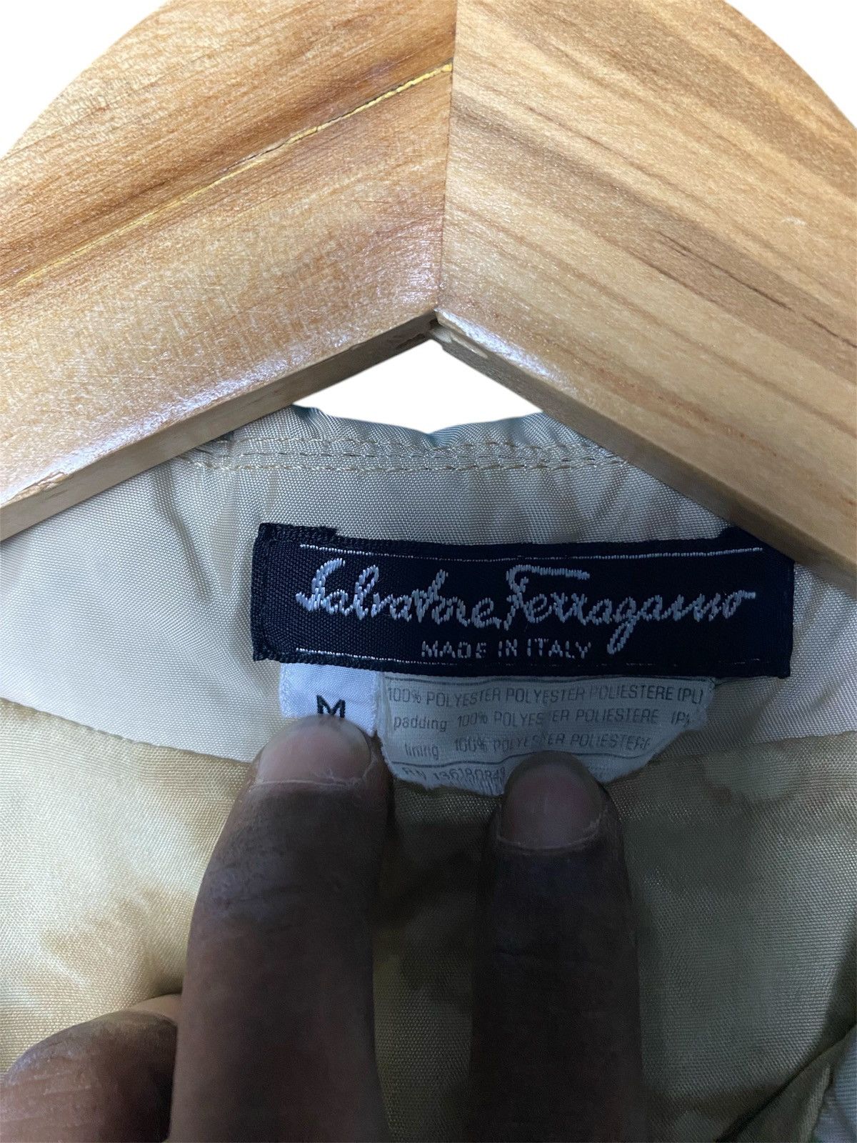 Designer × Salvatore Ferragamo × Vintage Salvatore Ferragamo Man Beige Coat Size US M / EU 48-50 / 2 - 5 Thumbnail