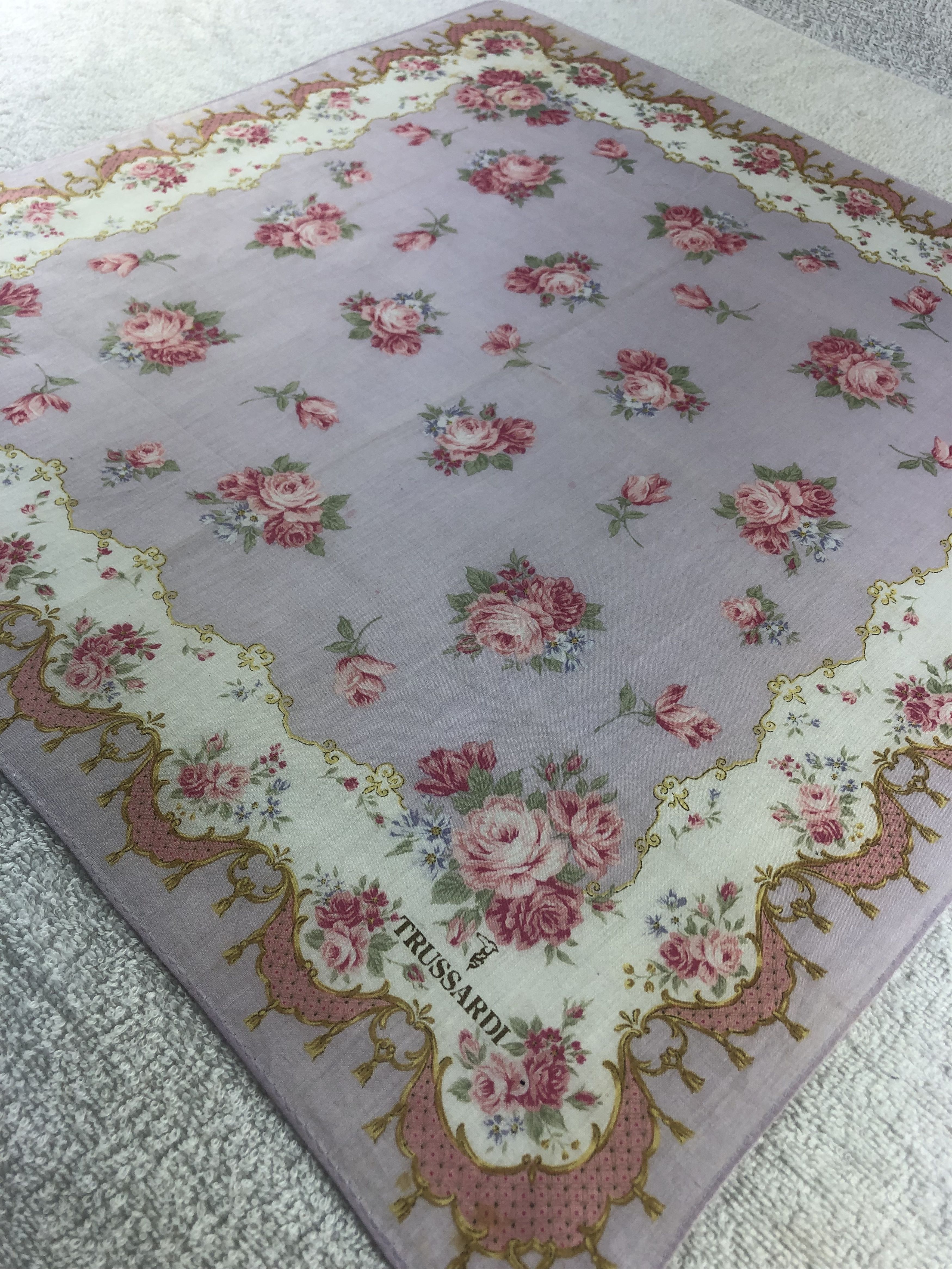 Trussardi × Vintage Trussardi Handkerchief / Bandana / Neckerchief Size ONE SIZE - 4 Thumbnail