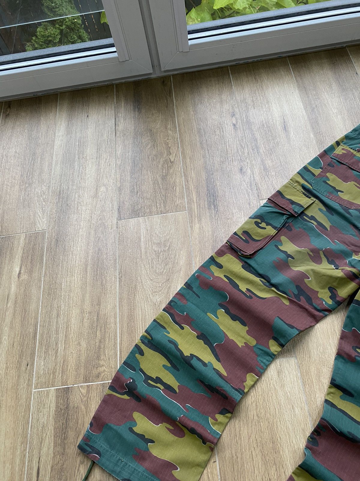 Vintage Vintage Camo Cargo Pants Japanese Avant Garde Y2K Baggy Wide Size US 32 / EU 48 - 10 Thumbnail