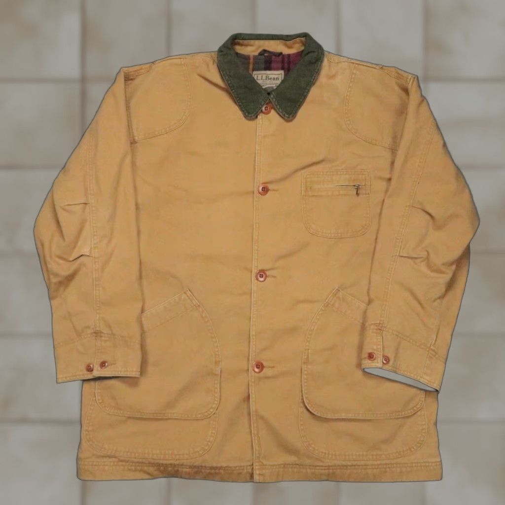 Vintage VINTAGE L.L. Bean Jacket Mens XL Brown Corduroy Lined Chore Barn VTG XL (Overcoat) Size US XL / EU 56 / 4 - 1 Thumbnail