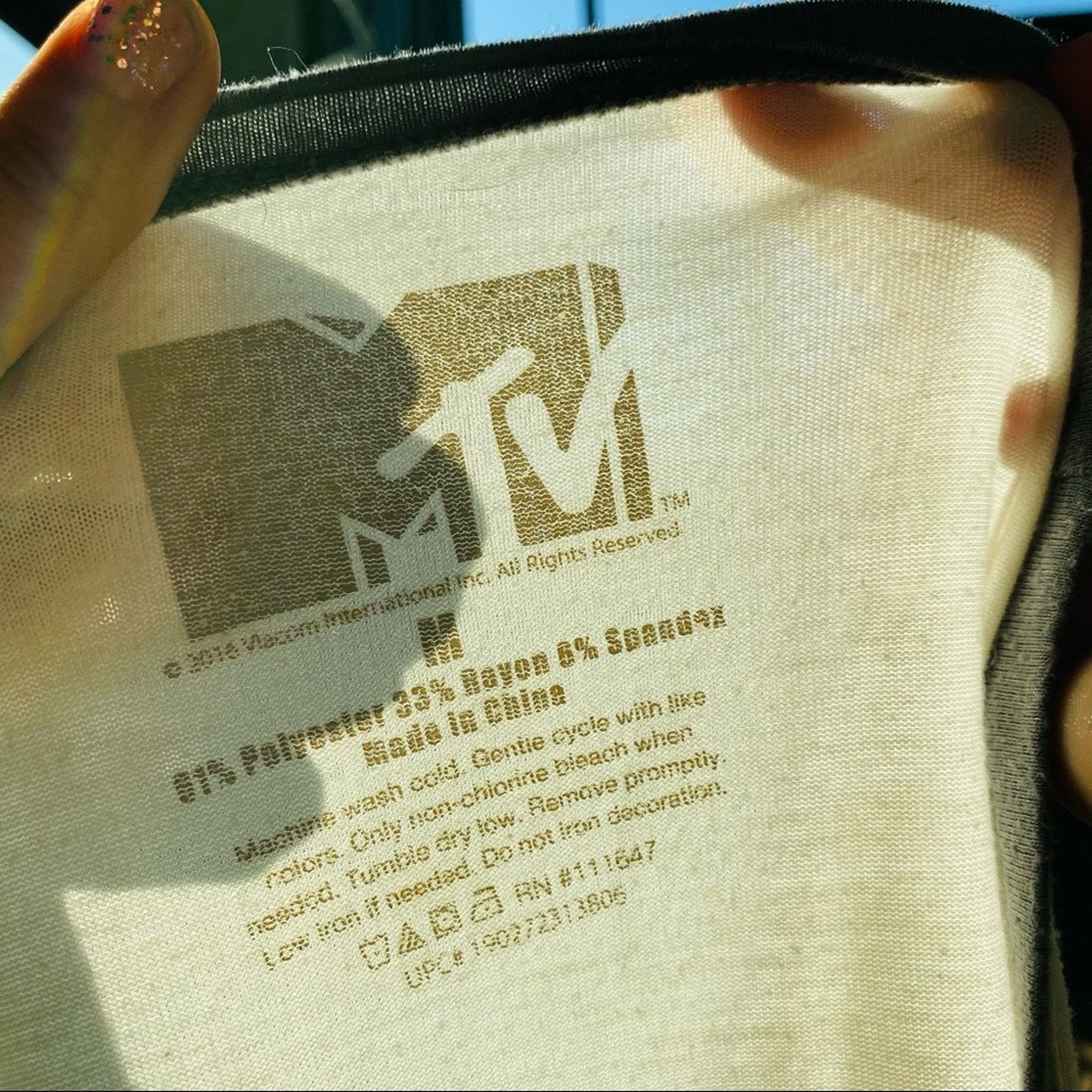 Mtv VINTAGE MTV Logo White Grey Short Baseball Tee Shirt Top Size M / US 6-8 / IT 42-44 - 4 Thumbnail