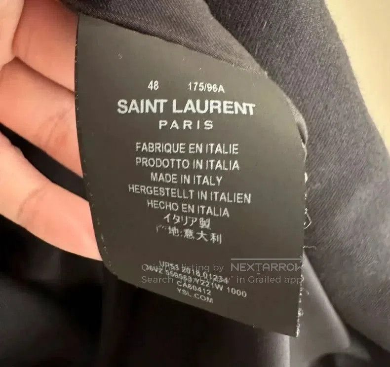 Saint Laurent Paris Saint Laurent Double-Breasted Blazer 48. Size US M / EU 48-50 / 2 - 7 Thumbnail
