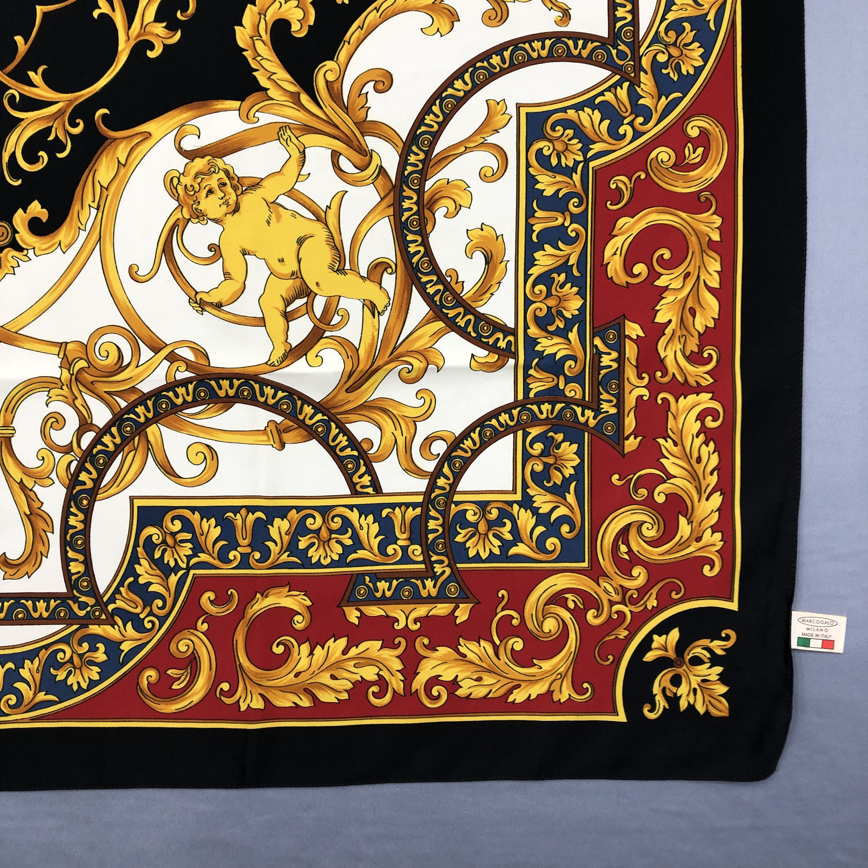 Japanese Brand Vintage Marcogalo SILK Scarf Twill Stole Wraps Scarves Size ONE SIZE - 5 Thumbnail