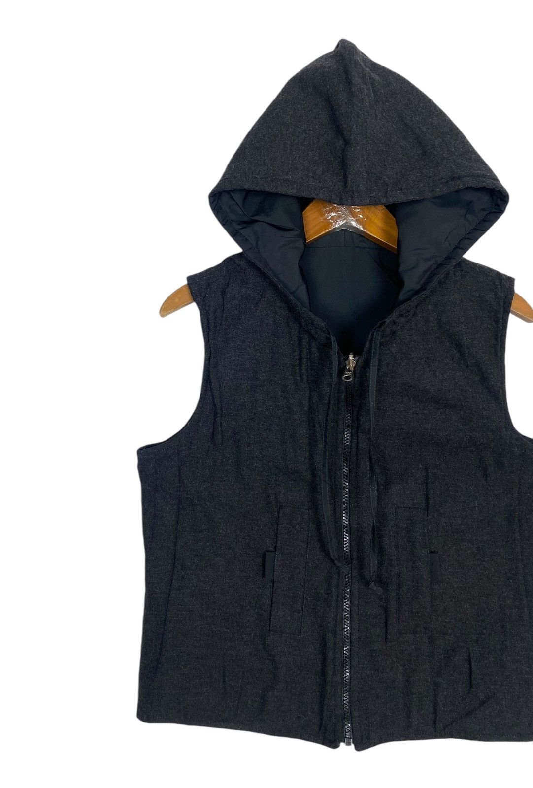 Comme Ca Ism Vtg Comme Ca Des Ha Reversible Hoodie Gilet Made in France Size S / US 4 / IT 40 - 4 Thumbnail