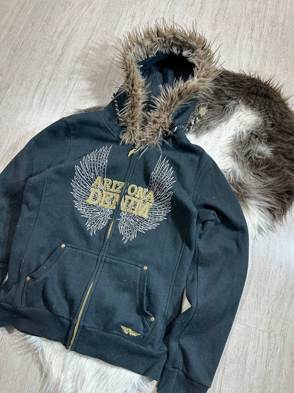 Arizona Jean Co. Vintage Arizona Fur Hoodie Size S / US 4 / IT 40 - 4 Thumbnail