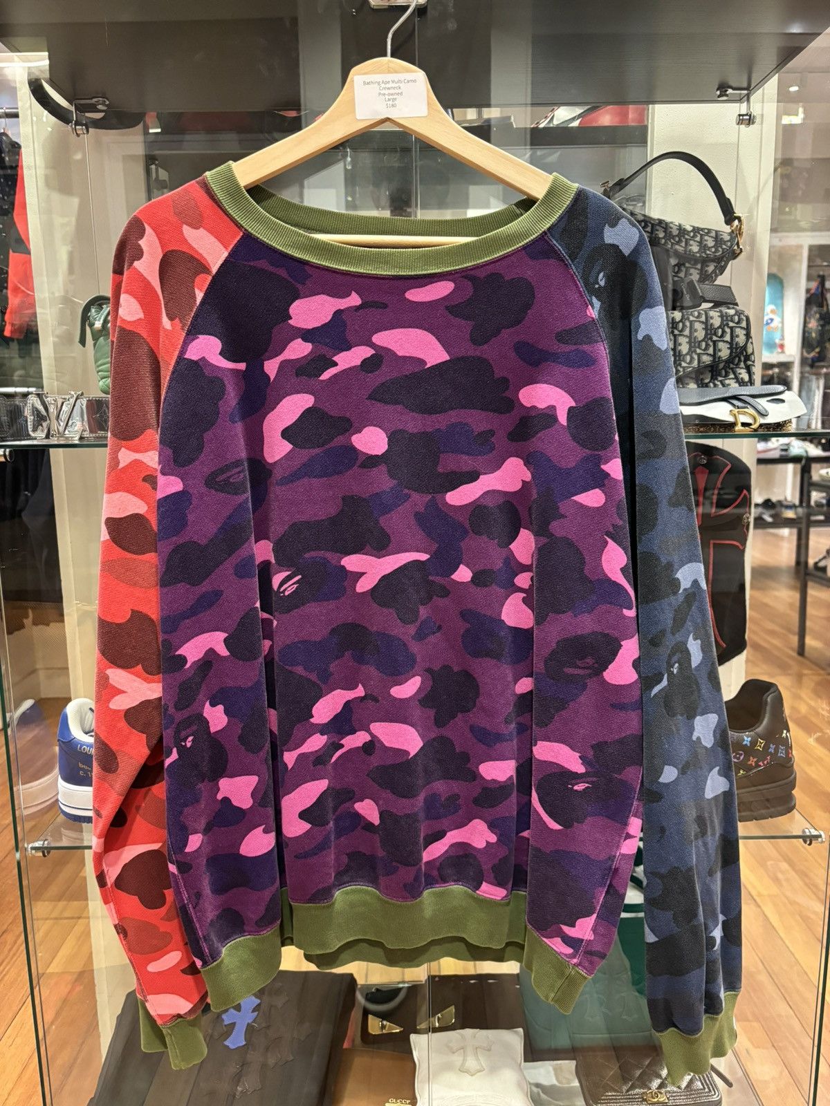 Bape Bape Variety Camo Crewneck Size US L / EU 52-54 / 3 - 1 Thumbnail