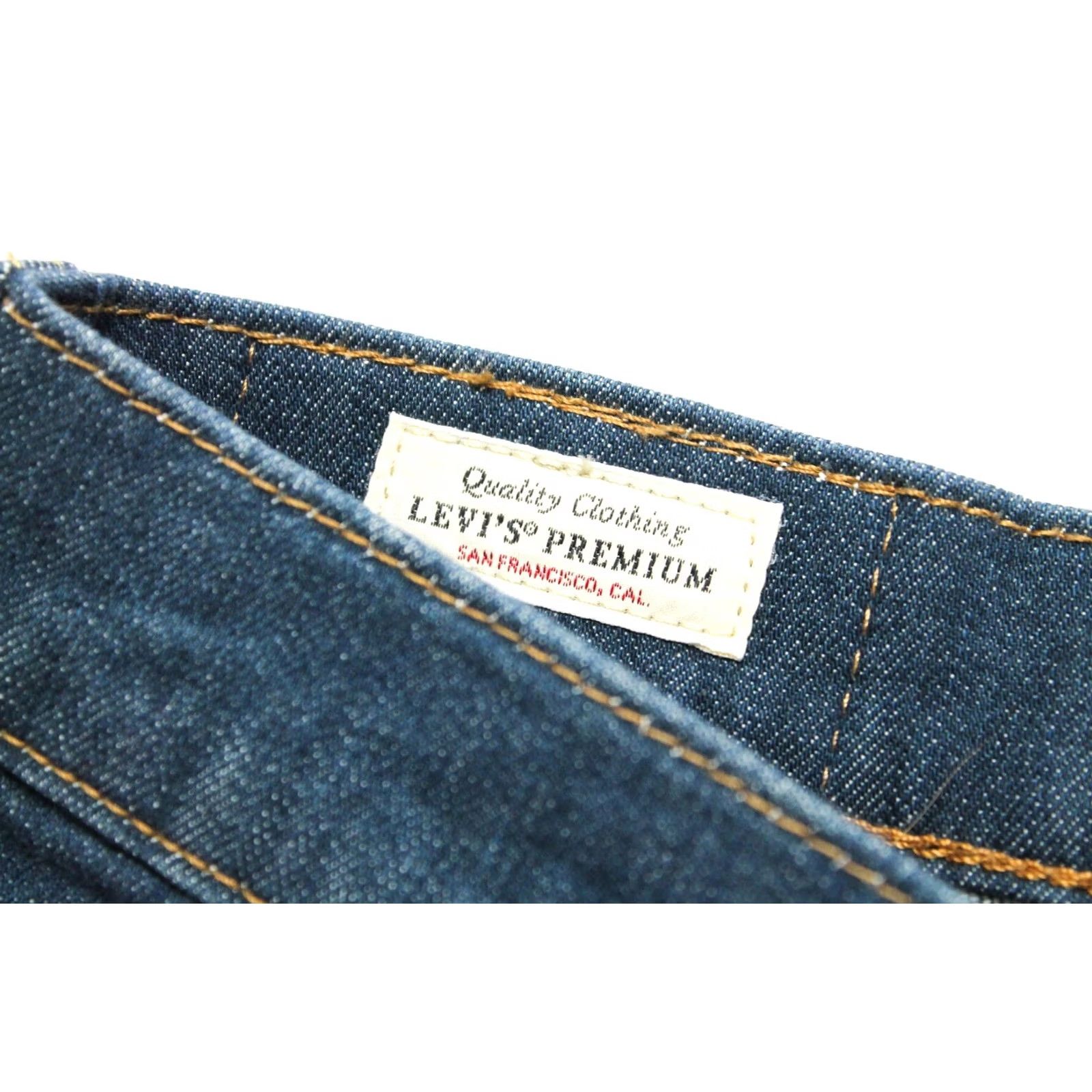 Levi's LEVI'S 511 Jeans Men's W34/L32 Slim Fit Blue Whiskers Faded Zip Fly Logo Size US 34 / EU 50 - 6 Thumbnail