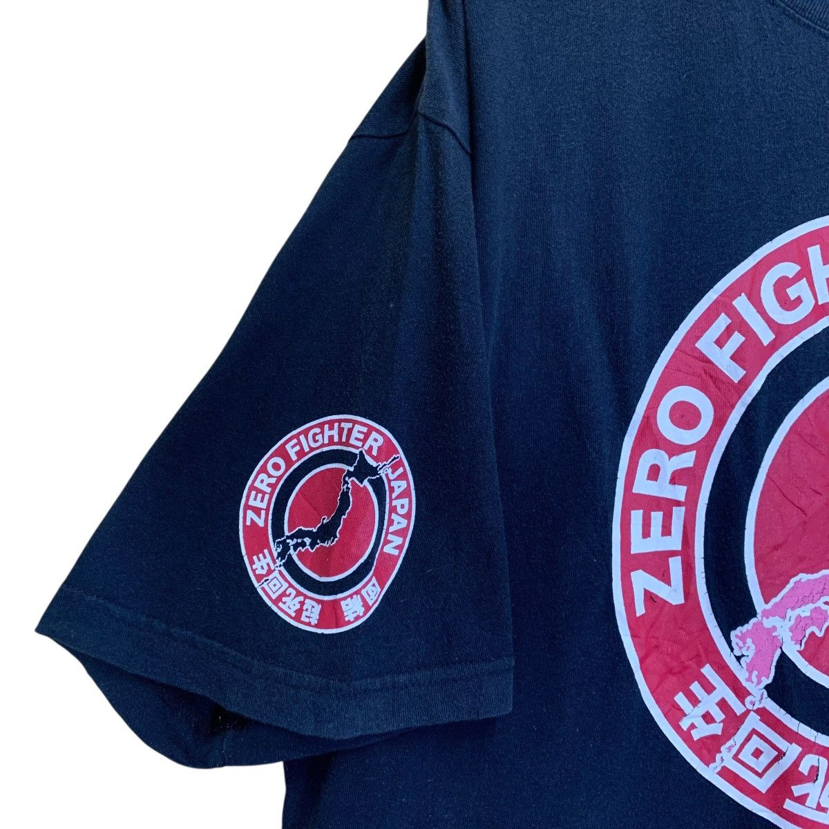 Japanese Brand Vintage Y2K Zero Fighter Japan Big Logo Shortsleeve Tee Size US XL / EU 56 / 4 - 6 Thumbnail