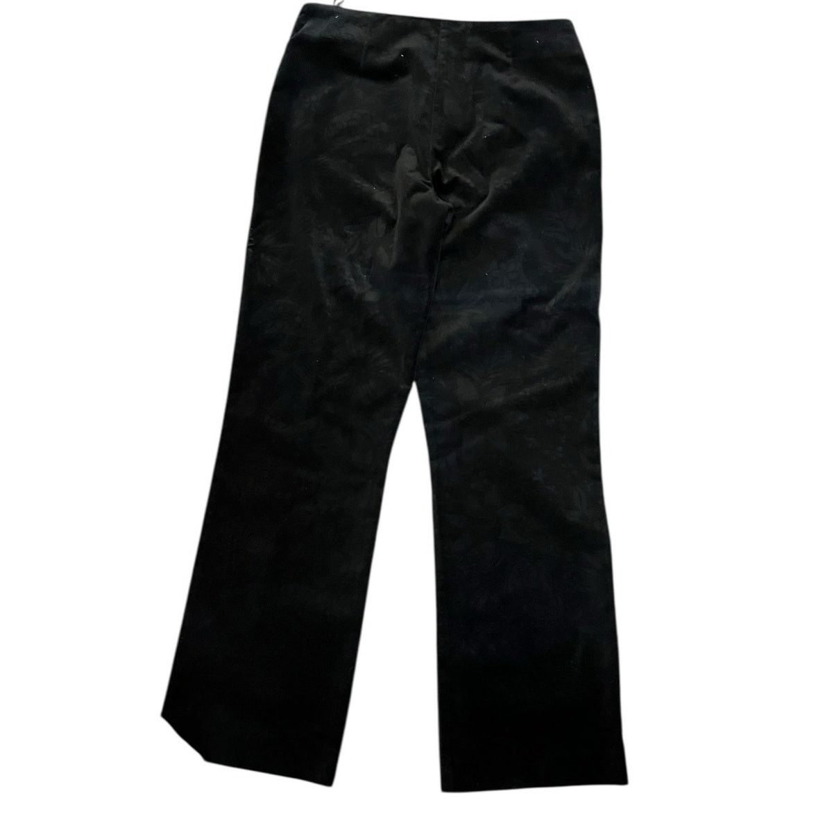 Lilly Pulitzer Lilly Pulitzer Jacquard Floral Black Velvet Flare Pant Sz 6 Size 28" / US 6 / IT 42 - 2 Thumbnail