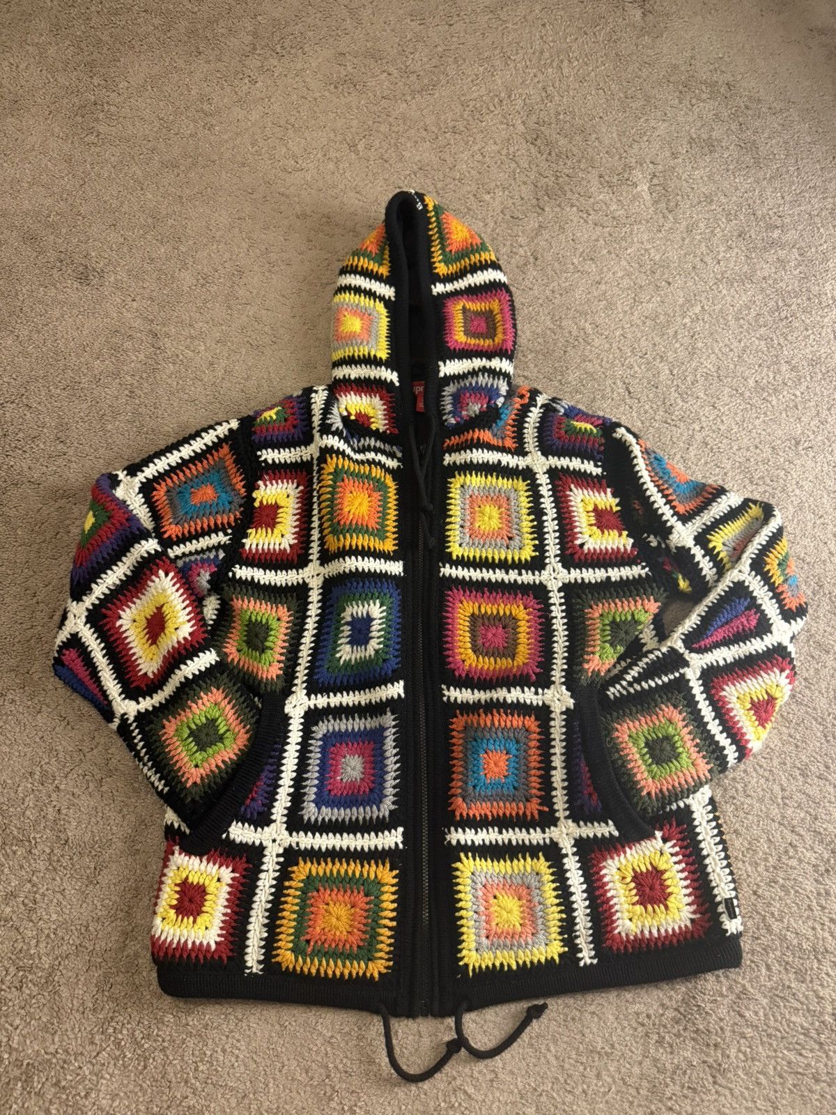 Supreme Supreme FW20 Crotchet Knit Hoodie Size US L / EU 52-54 / 3 - 14 Thumbnail